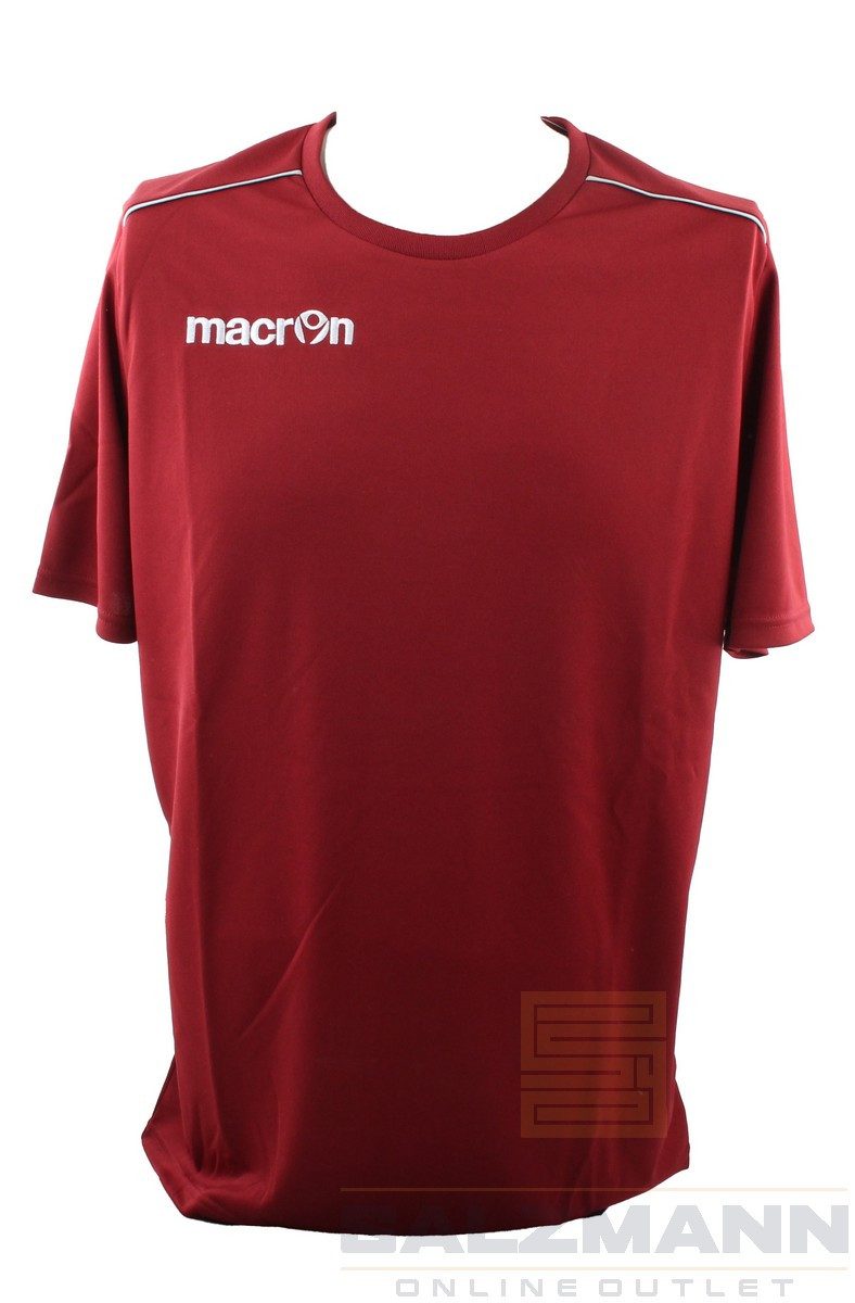 Macron Shirttop Macron Rigel Shirt CRD SS Herren T-Shirt Gr. XL Rot Neu