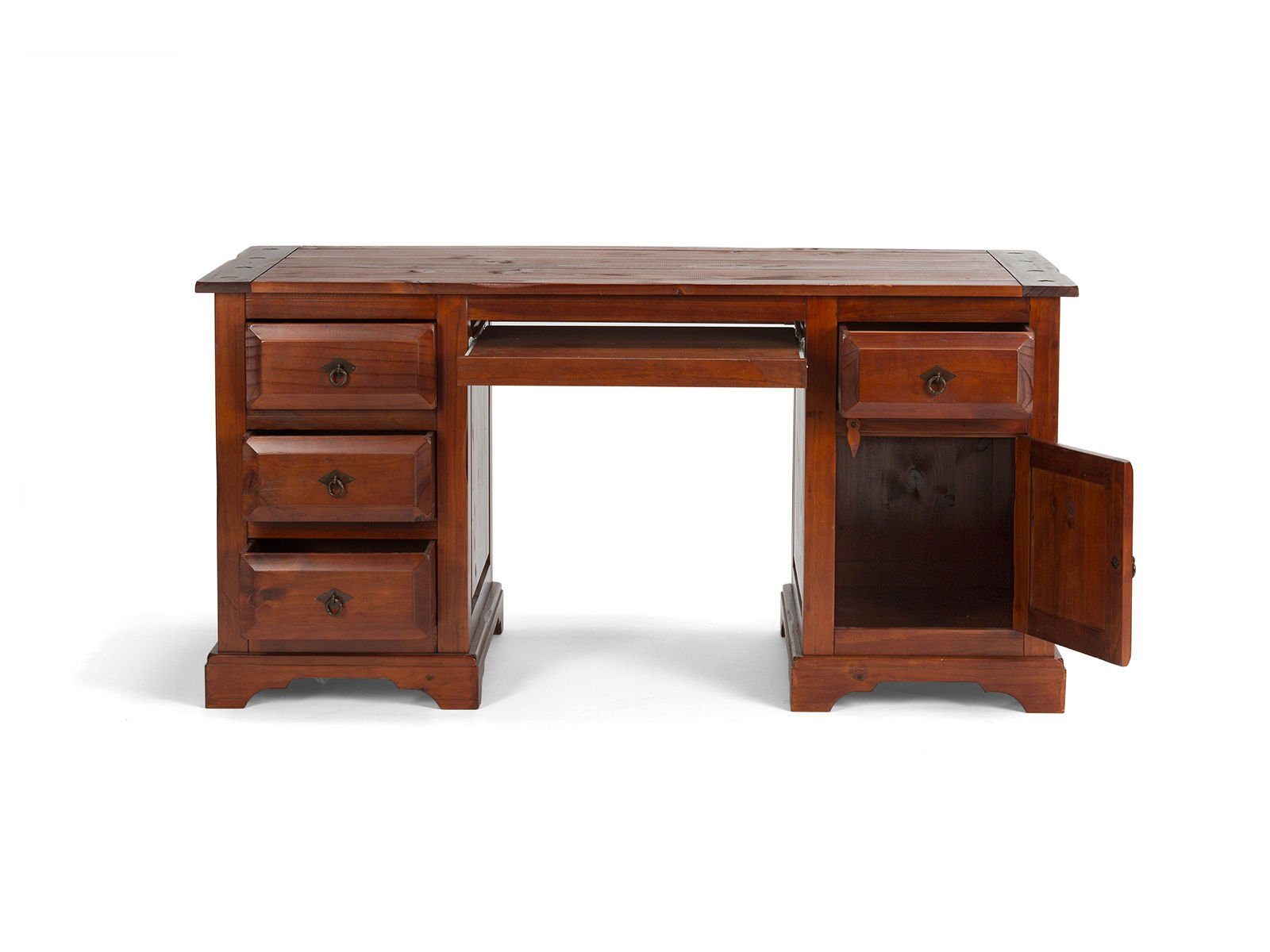 massivum Schreibtisch Catana braun (1-St)