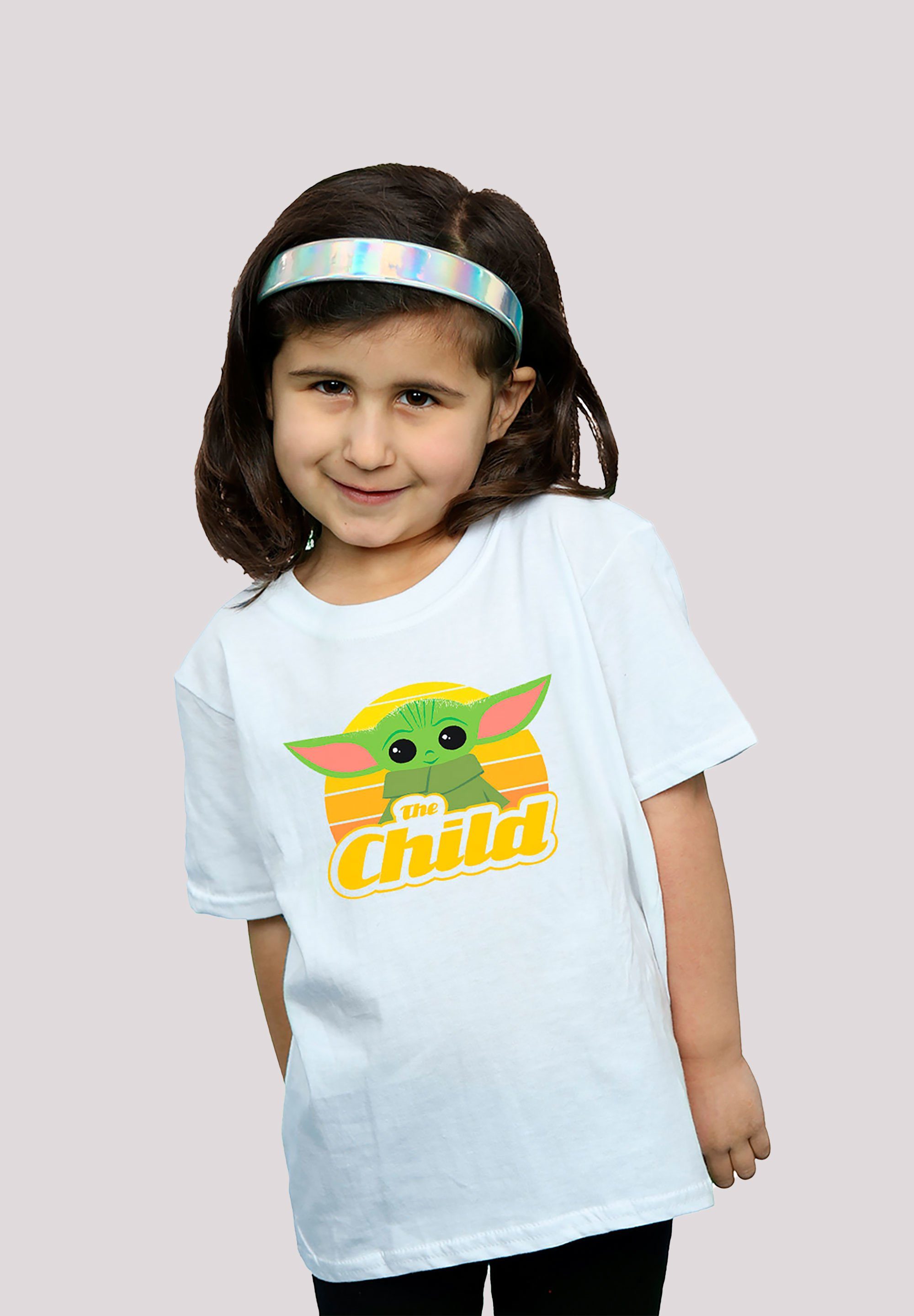 F4NT4STIC T-Shirt Star Wars The The Mandalorian Retro der Sterne Krieg Print Child