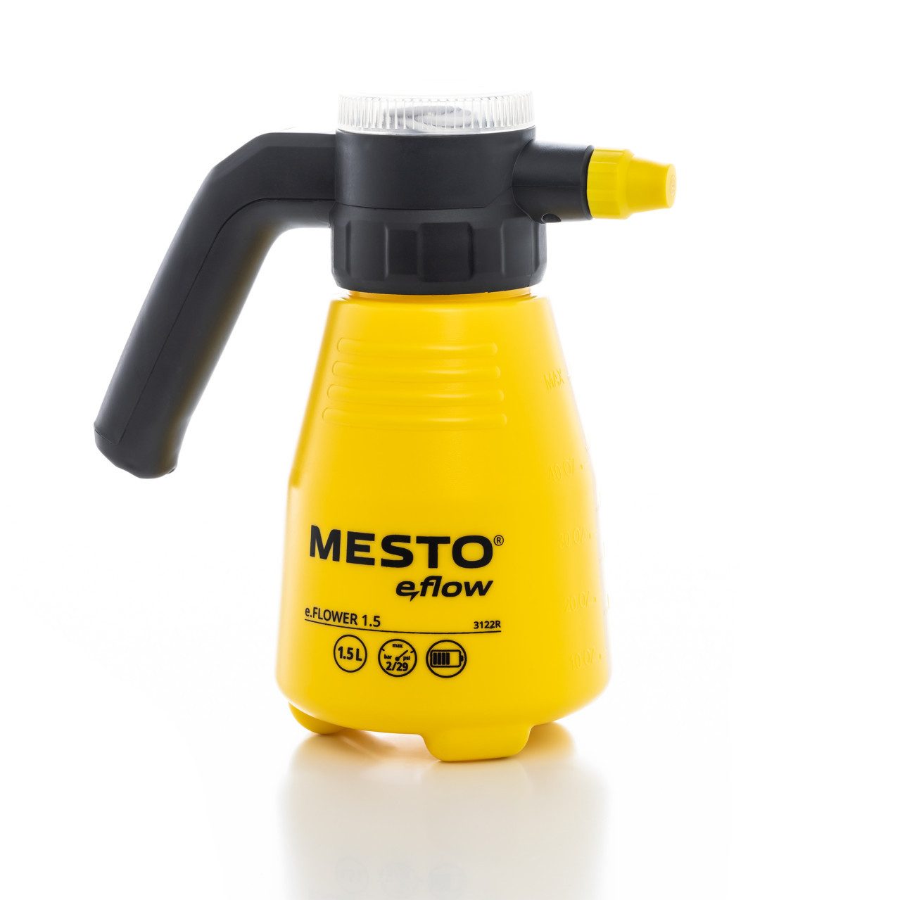 Mesto Drucksprühgerät Mesto Akku-Drucksprüher e.Flower 360° 1,5 L