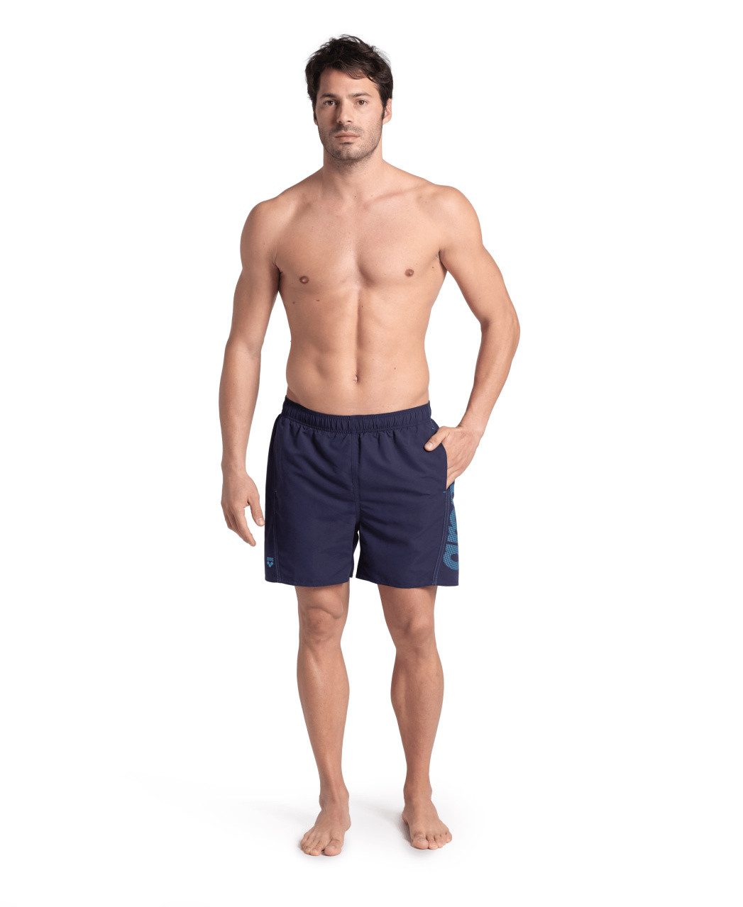 Arena FUNDAMENTALS ARENA LOGO BOXER R Schnelltrocknendes Material, elastischer Bund, flache Vorderseite