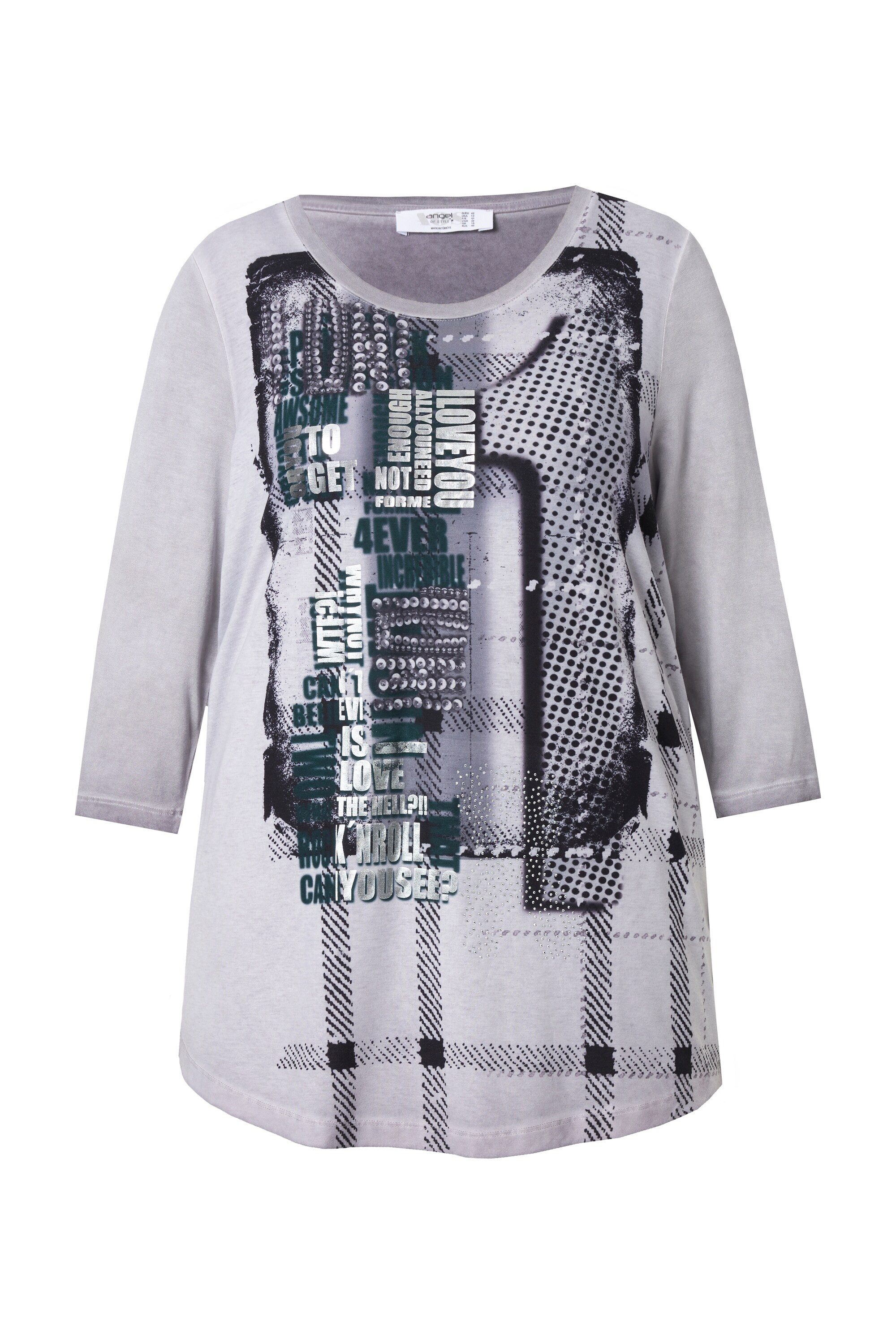 Angel of Style T-Shirt T-Shirt Comfort Fit XL-Druck 3/4-Ärmel günstig online kaufen