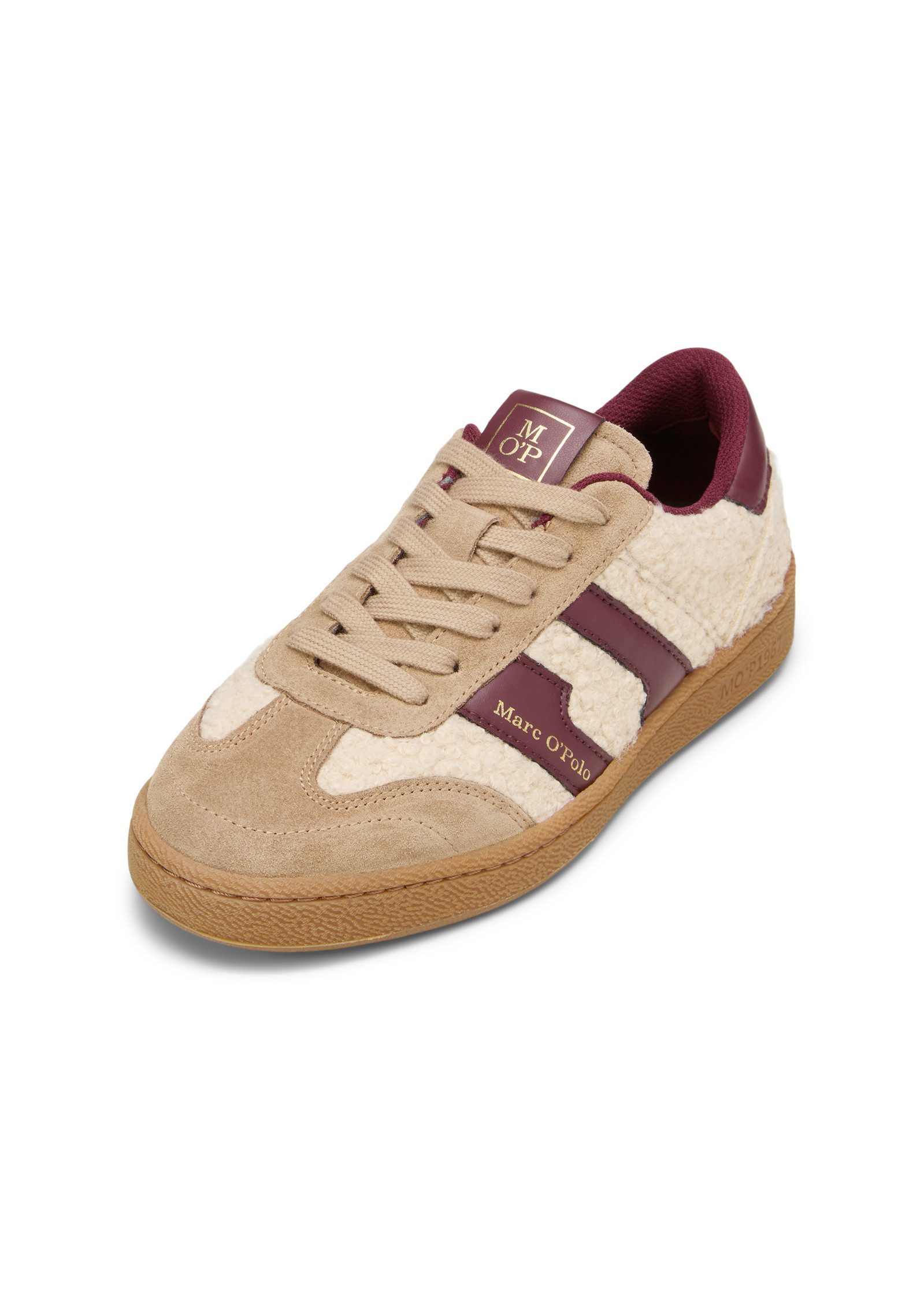 Marc O'Polo aus Leder und Teddyfell Sneaker