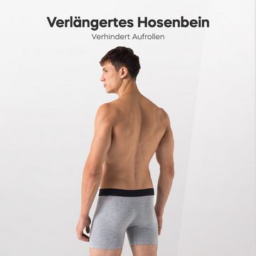 Burnell & Son Boxer Unterhosen aus Baumwolle für Herren Männer (Packung, Set, Spar-Pack, Spar-Packung, Spar-Set, 5-St., 5er-Pack) mit Komfortbund