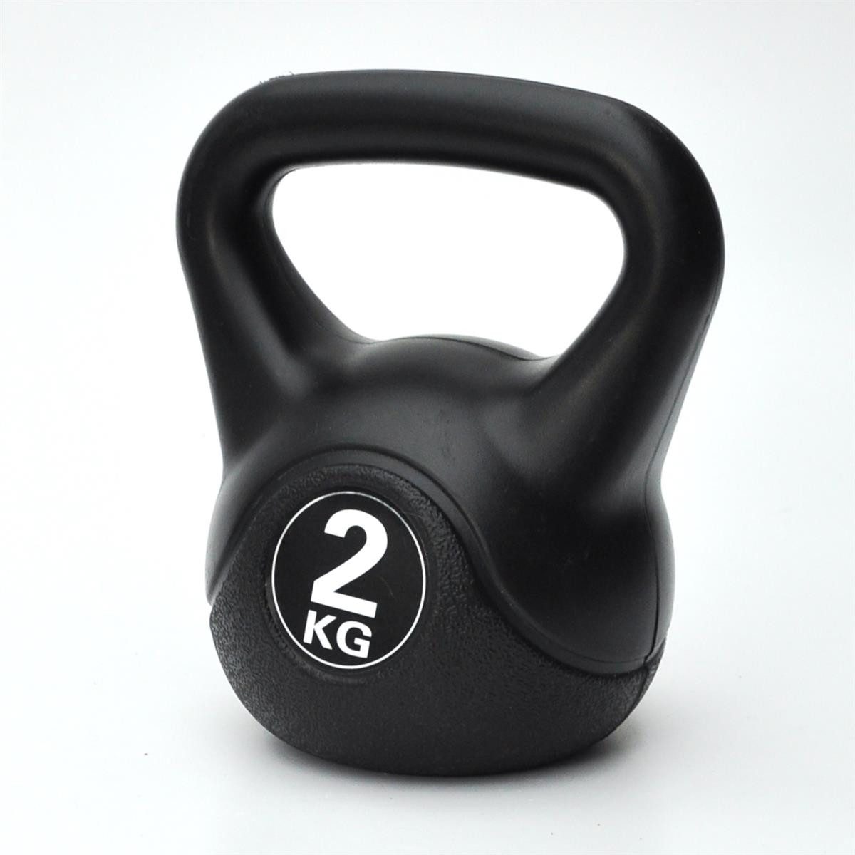 dazikemo Kettlebell Black 2 kg Kettlebell: Kugelhantel in Premium-Qualität