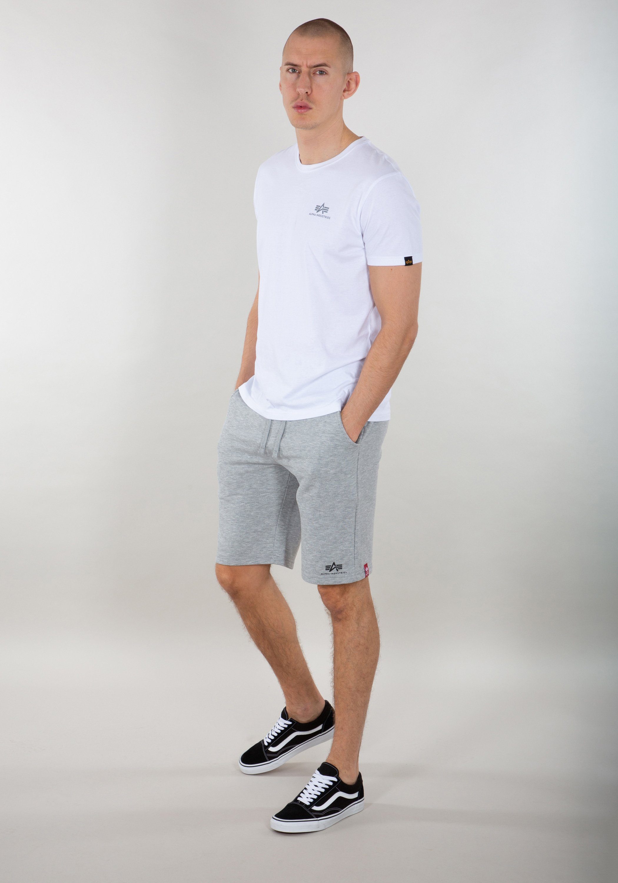 Alpha Industries Sweatshorts Alpha Industries Men Short heather - SL grey Basic Shorts