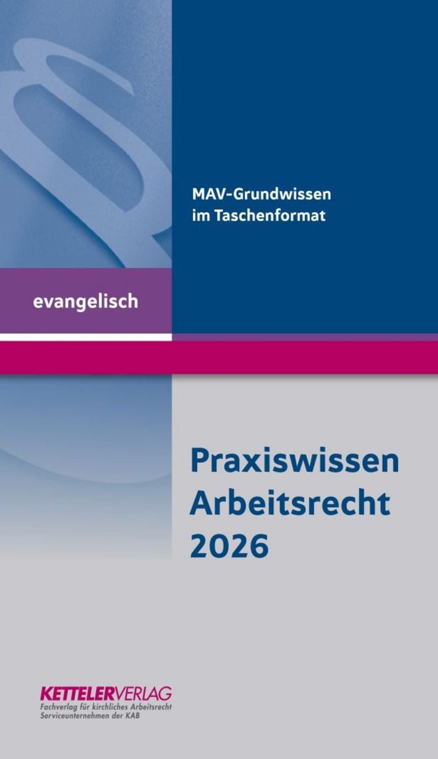 Praxiswissen Arbeitsrecht 2026 evangelisch / diverse