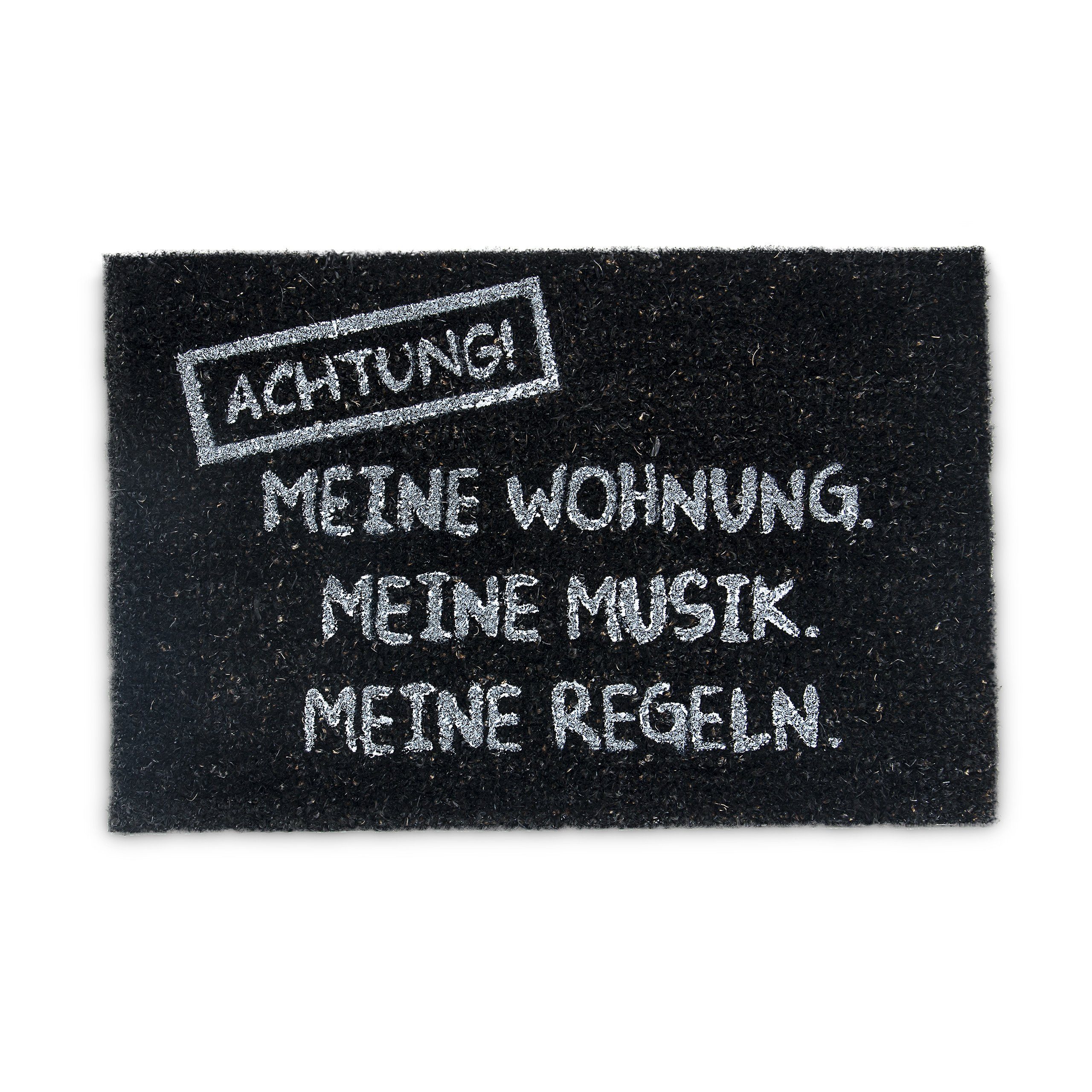 relaxdays Fußmatte Kokos MEINE WOHNUNG, Höhe: günstig online kaufen
