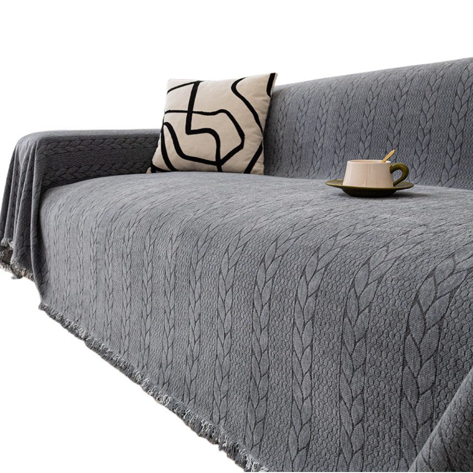 Coonoor Sofahusse Chenille, Sofabezug weich warm, Sofa überzug, für Wohnzimmer Sofas Bett