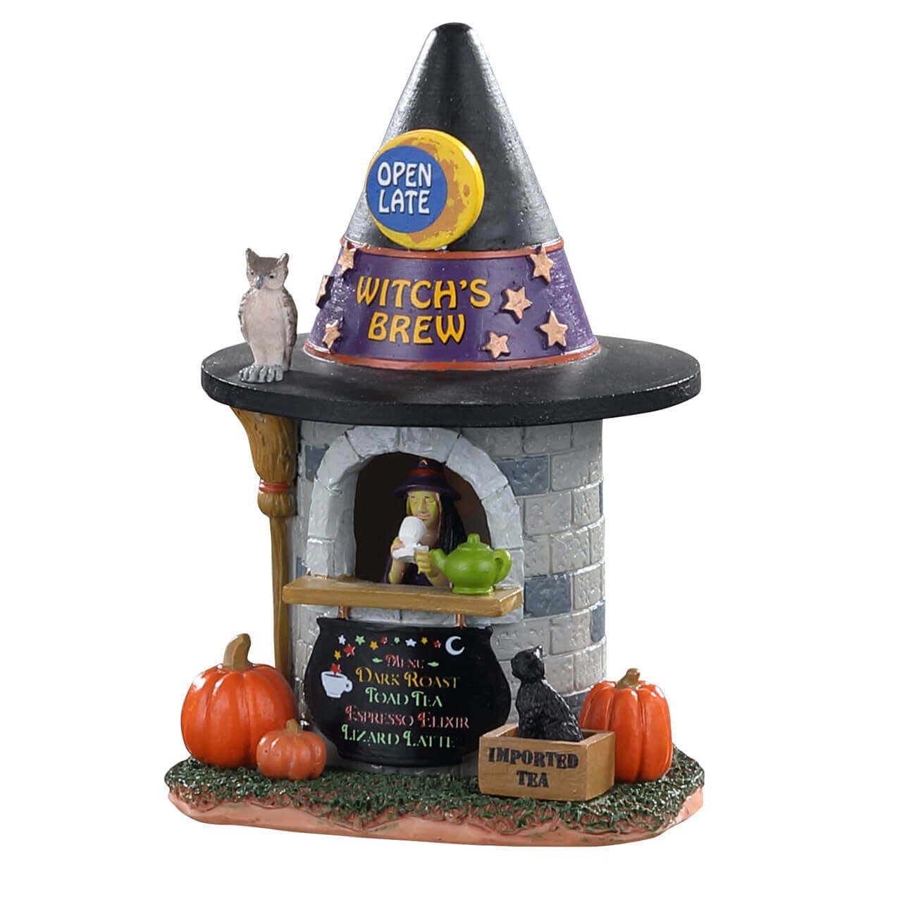 LeMax Weihnachtsdorf LEMAX Witch’s Brew Coffee – Hexenhafter Kaffeestand (03506)
