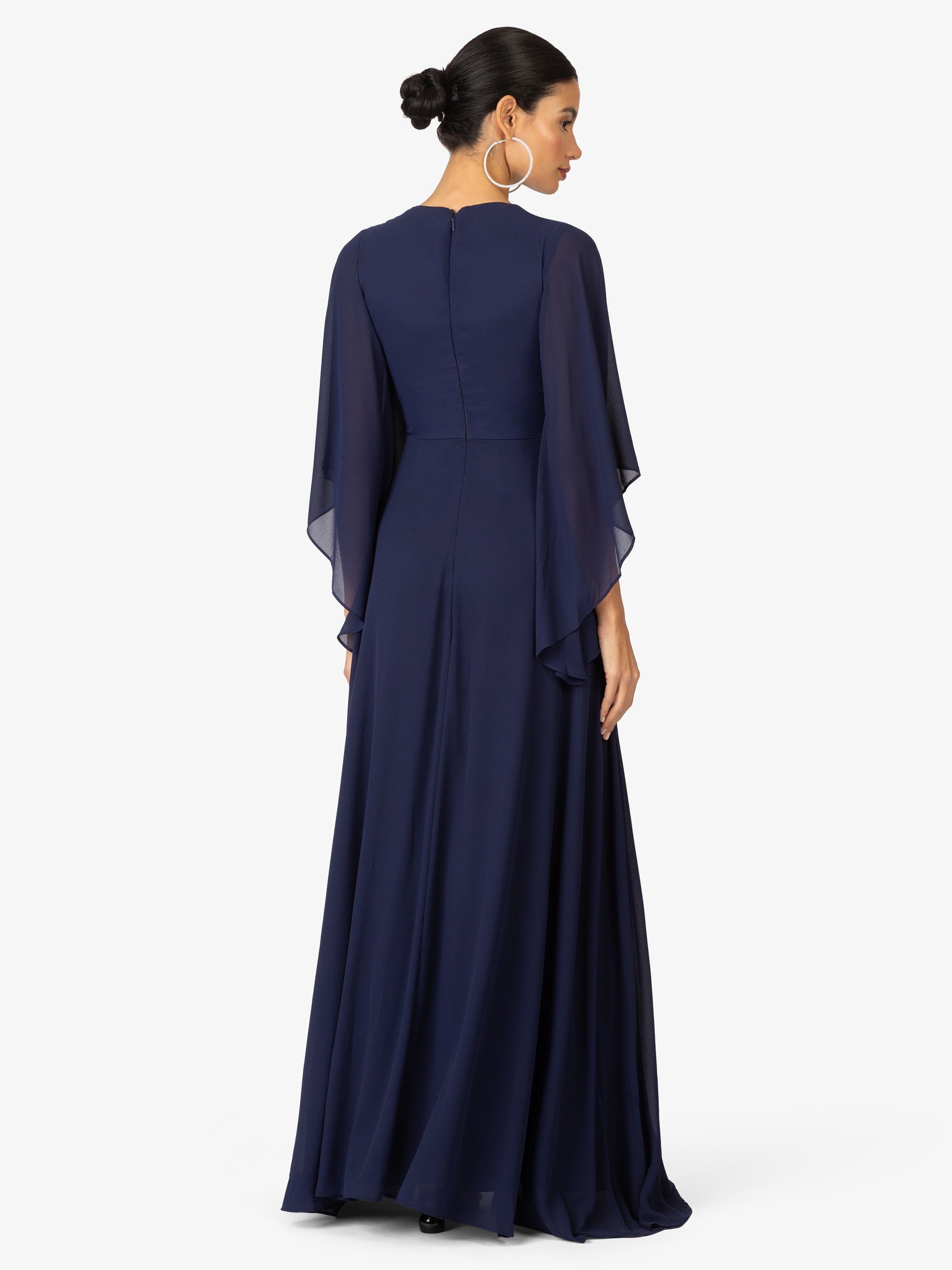 Kraimod Abendkleid aus hochwertigem Material mit V-Ausschnitt – Bild 3 von 5