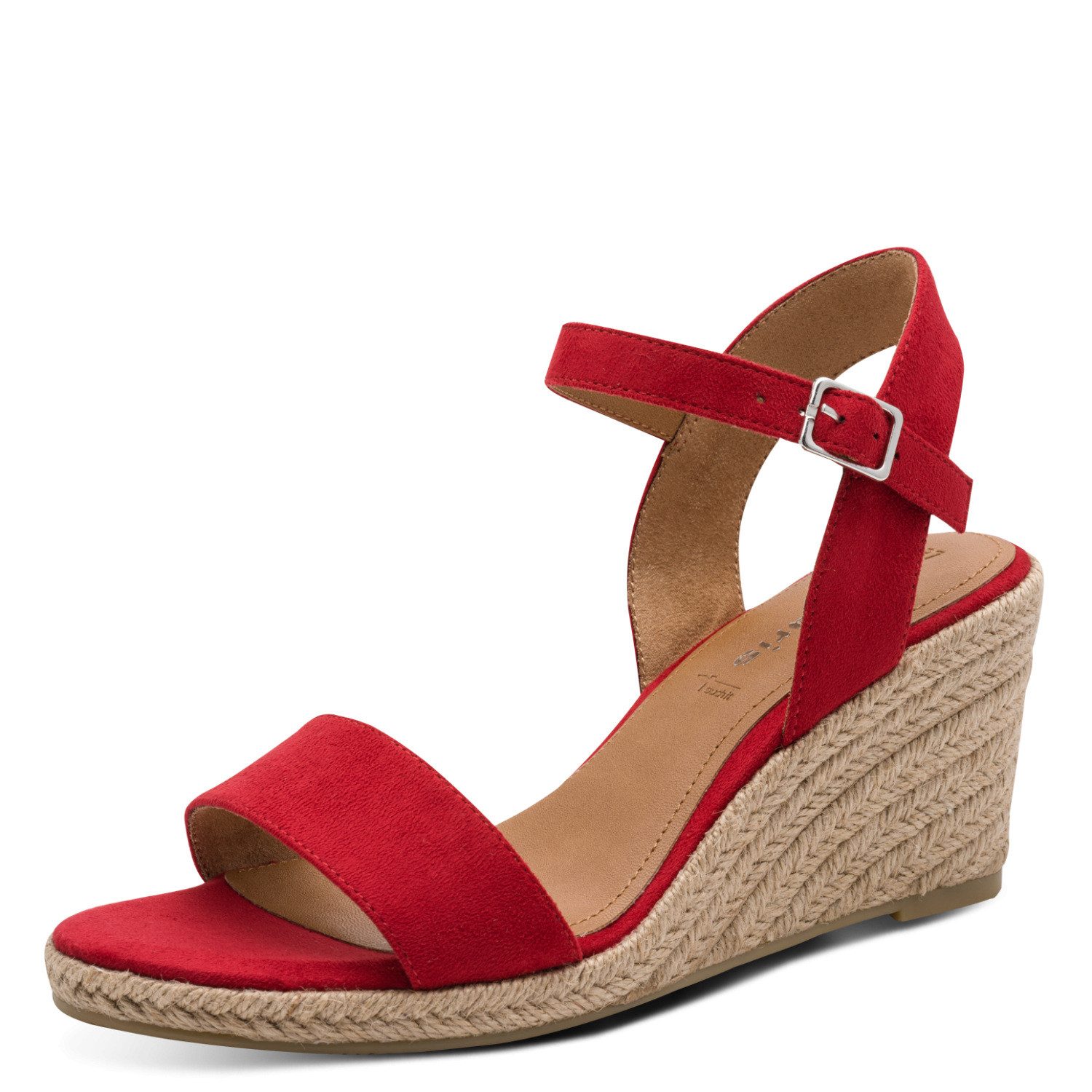 Tamaris Keilsandalette, Sommerschuh, Riemchensandale, mit verstellbarem Riemchen