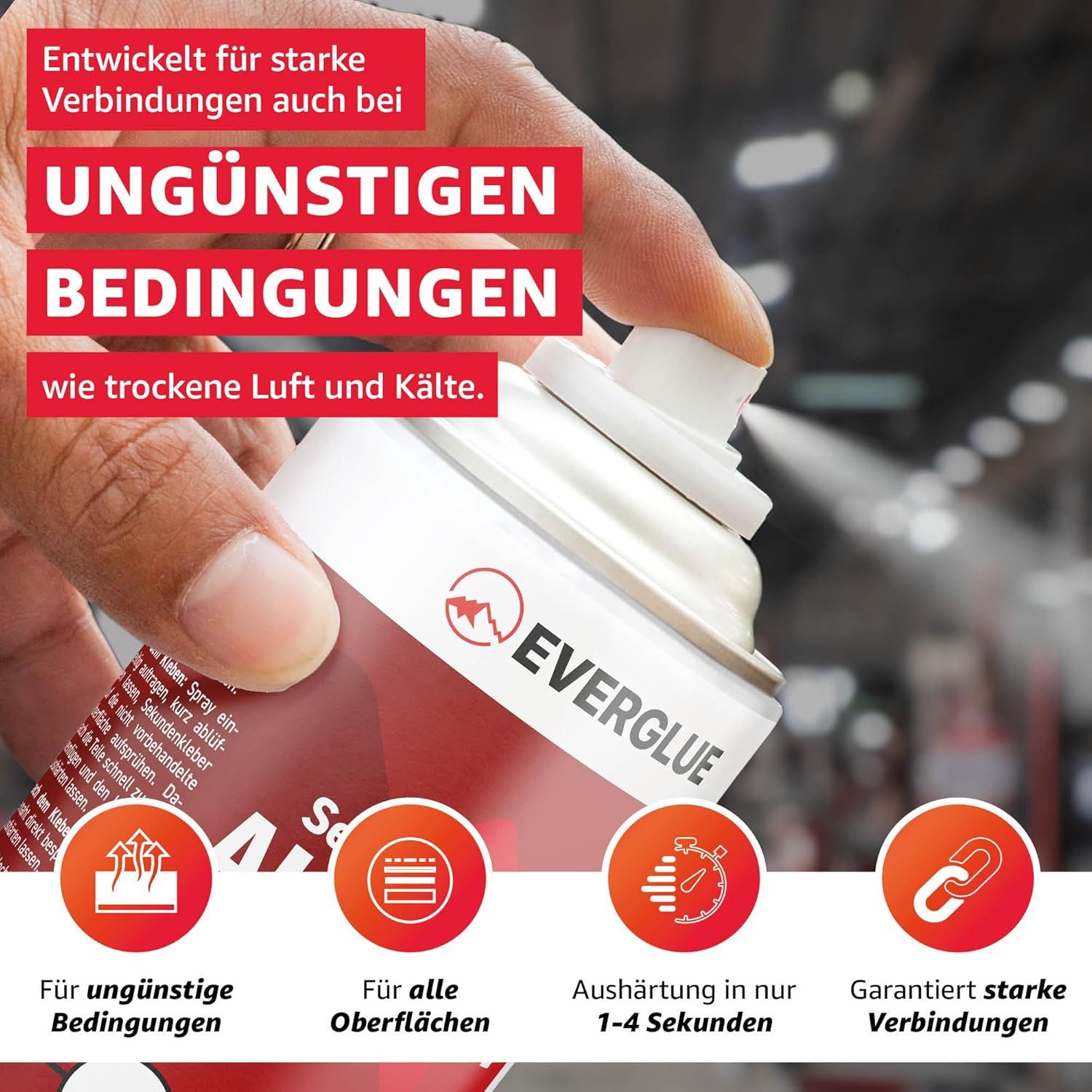 Everglue Sekundenkleber 3x20g Sekundenkleber mit Aktivator günstig online kaufen