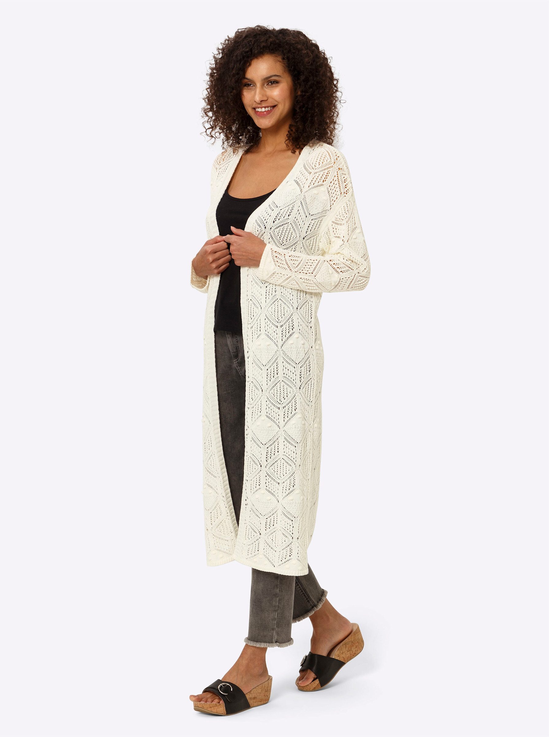 heine Strickjacke Longstrickjacke günstig online kaufen