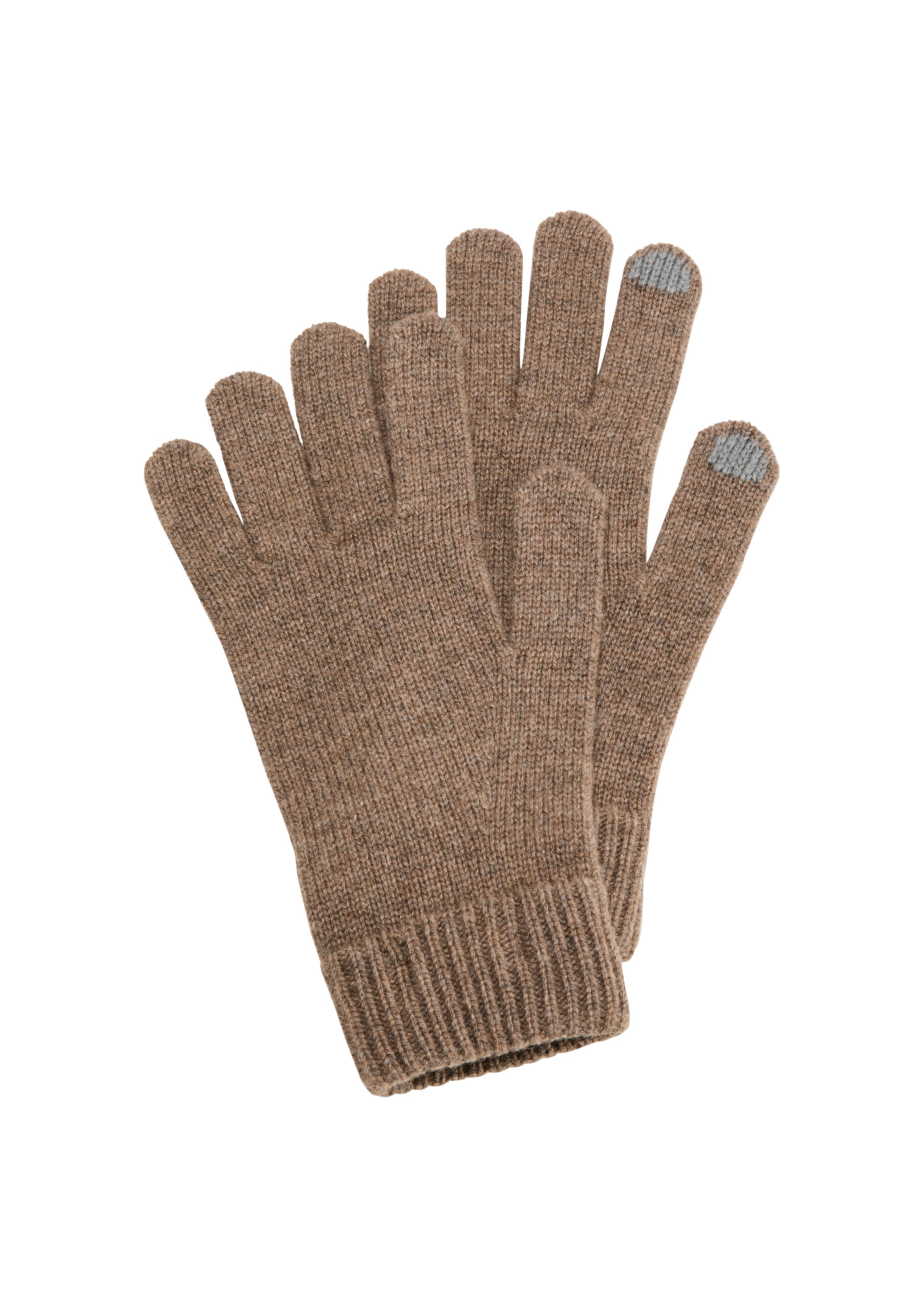 Handschuhe Woll-Kaschmir-Mix aus Strickhandschuhe s.Oliver