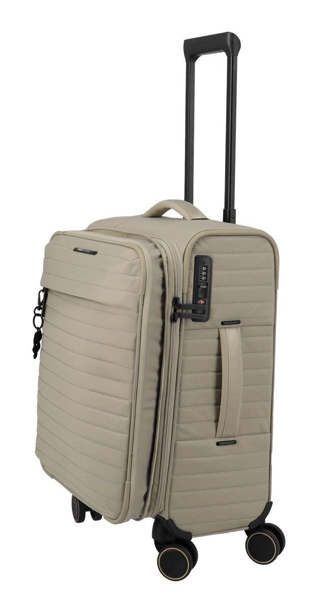 travelite Weichgepäck-Trolley BARBARA STEPP Weichgepäck-Koffer, 4 Rollen, Volumenerweiterung und Schlüsselanhänger – stylisches Reisegepäck