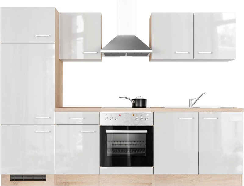 Flex-Well Küche Florenz, wahlweise mit E-Geräten, Gesamtbreite 270 cm