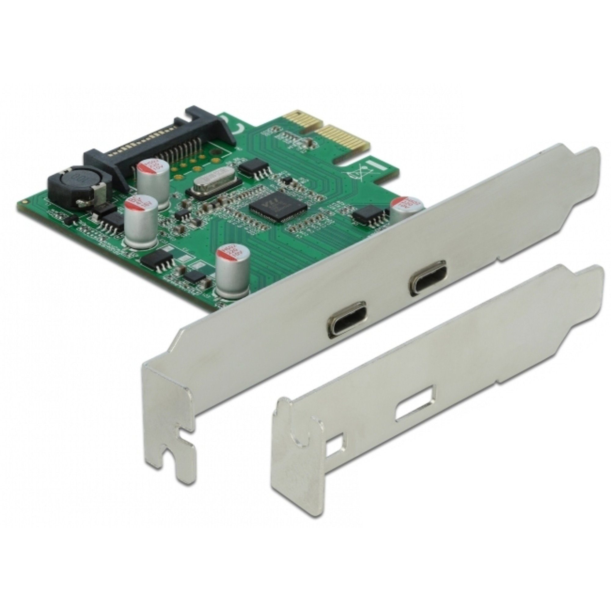 DeLOCK PCIe x1 > 2x extern SuperSpeed USB 3.2 Gen Mainboard