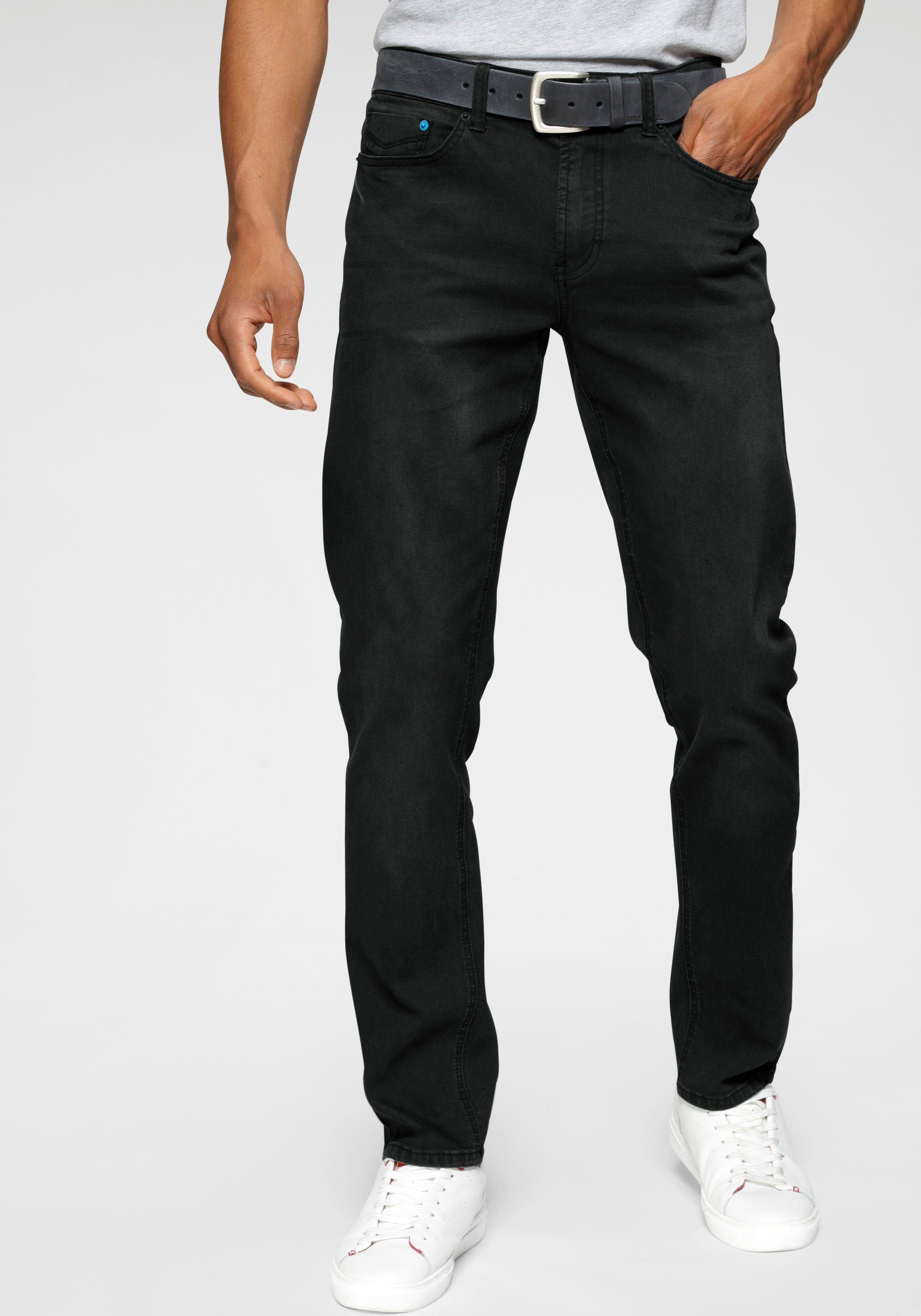 H.I.S Slim-fit-Jeans »FLUSH« farbige Niete an der Coin ...