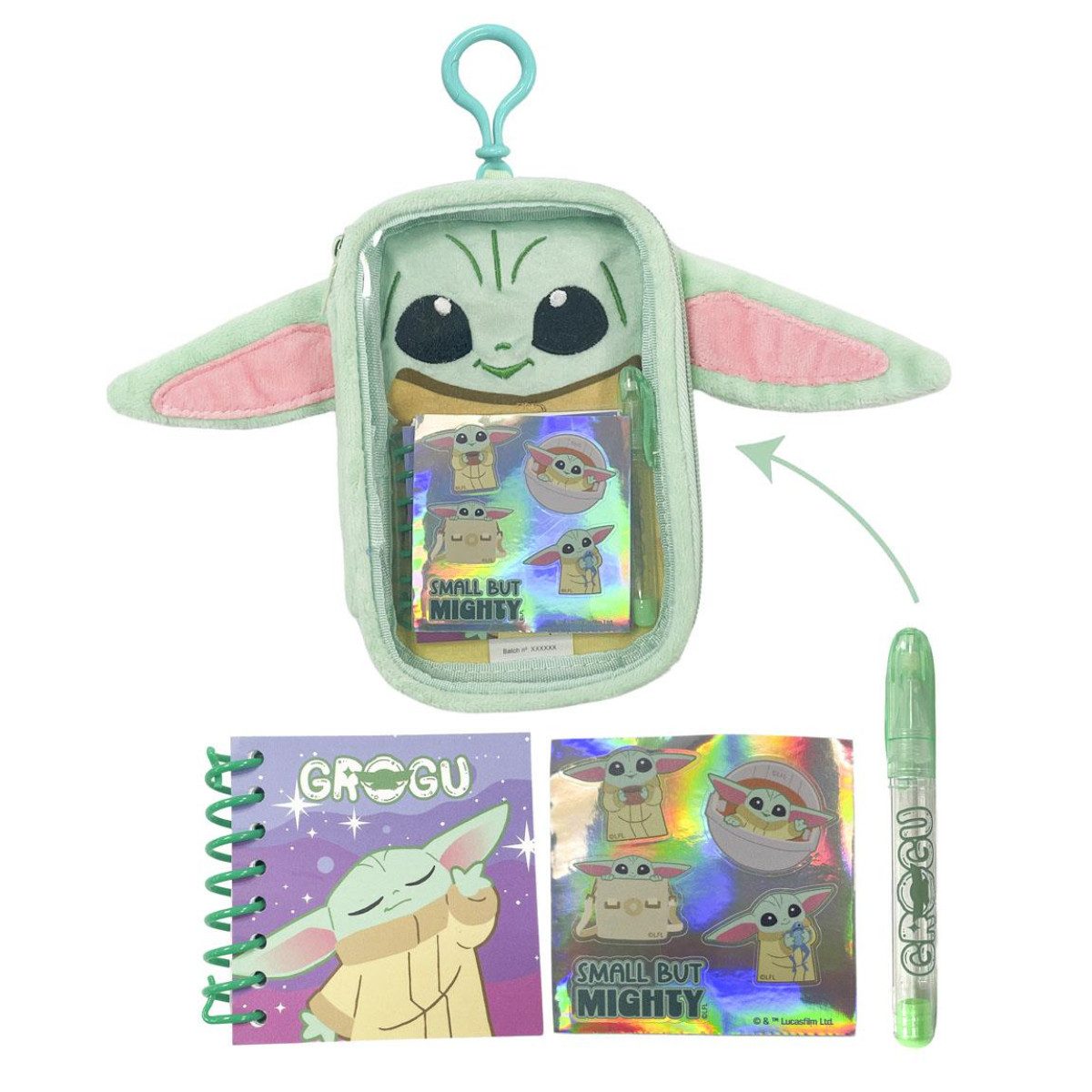 The Mandalorian Notizheft Schreibwarenset Plüsch Kinder Geschenkartikel