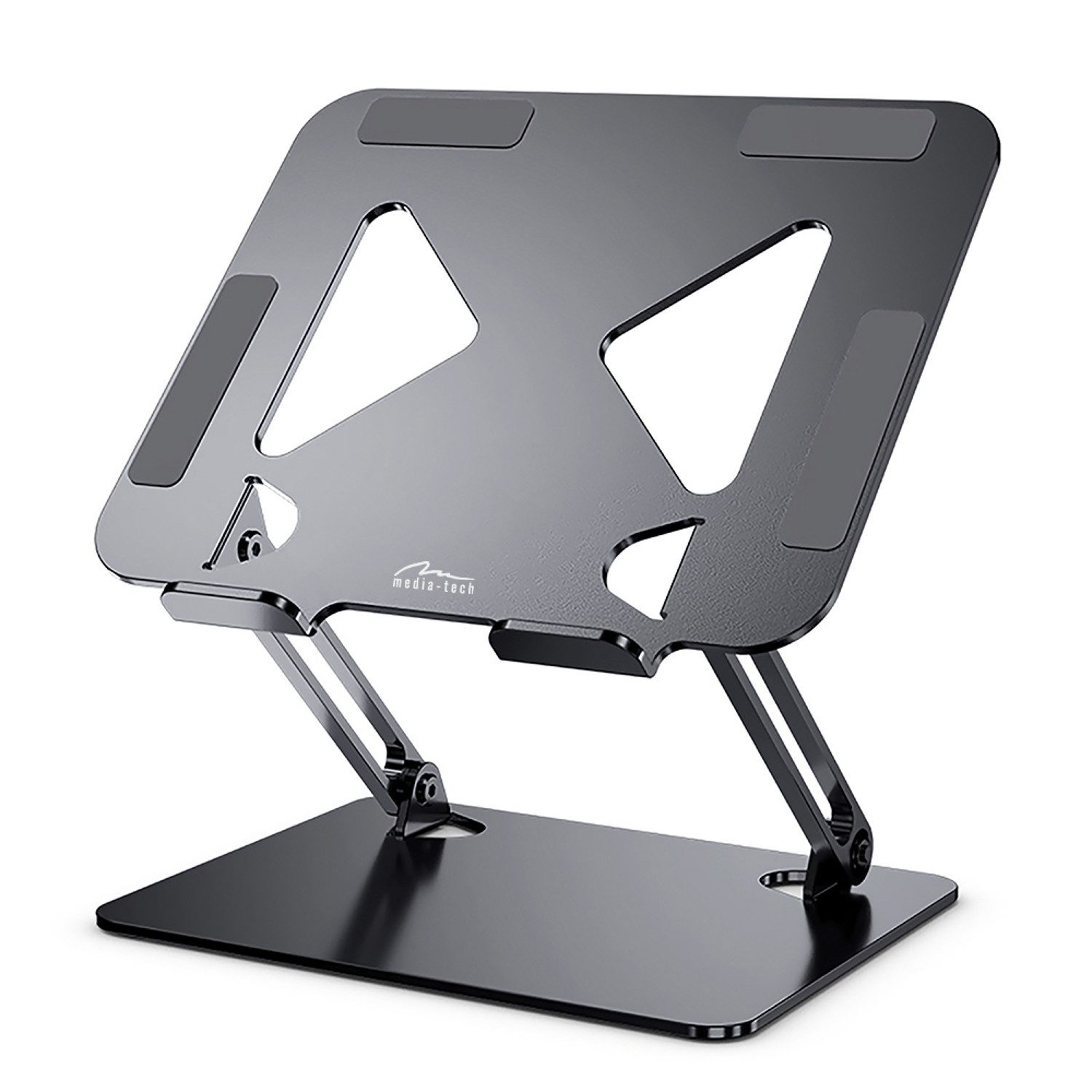MEDIA-TECH Laptop-Ständer MT2661, (bis 17 Zoll, Verstellbarer ergonomischer Laptop-Ständer)