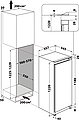 BAUKNECHT Einbaukühlschrank KSI 12VF3, 122 cm hoch, 55,7 cm breit, Bild 12