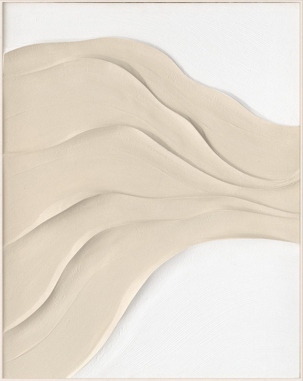 ArtUniverse Gemälde Bright Sandy Waves 80x100 cm, Bright Sandy Waves 80x100 cm