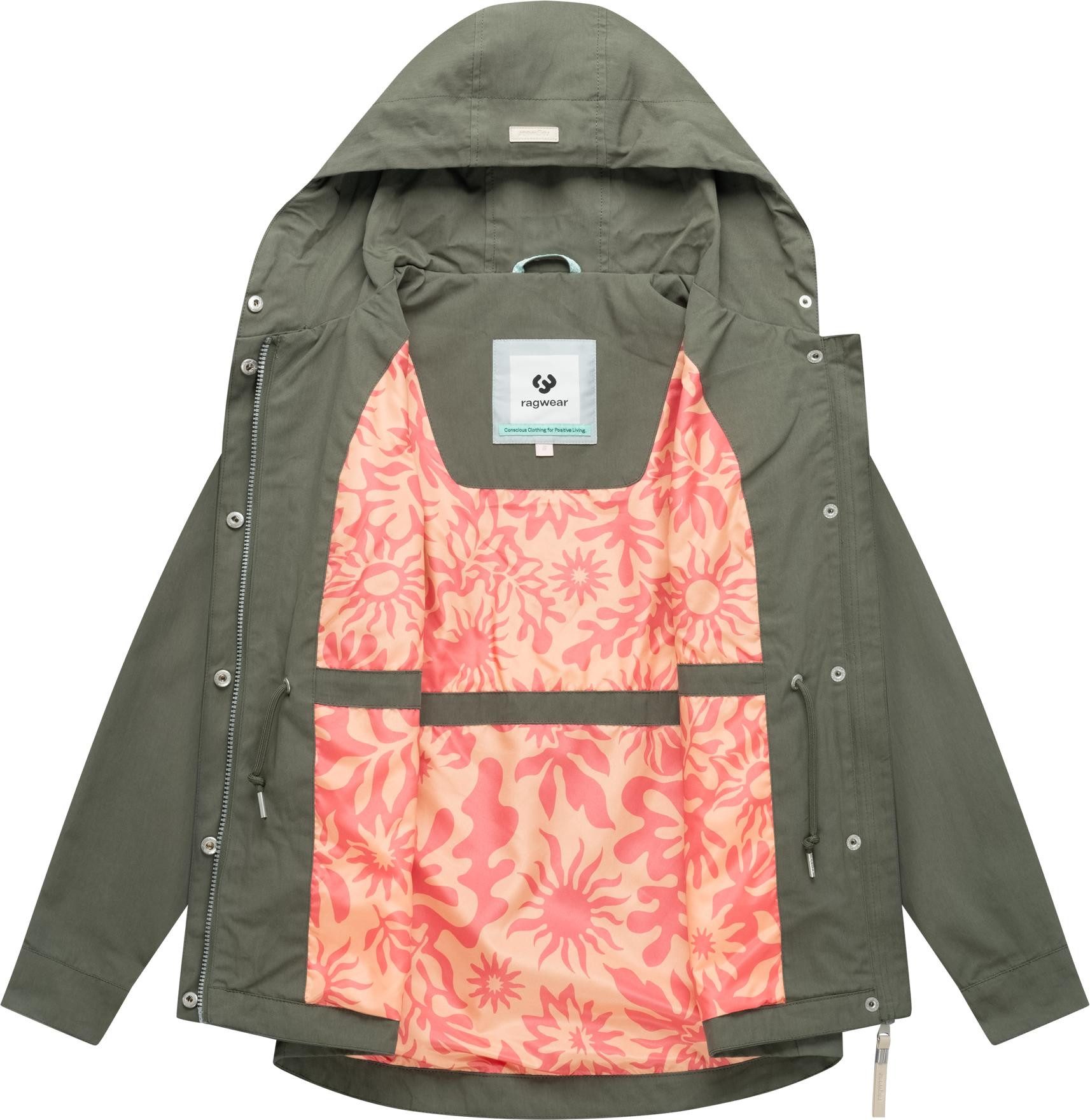 Ragwear Parka Dankira Leichte Übergangsjacke mit verstellbarer Kapuze – Bild 4 von 4