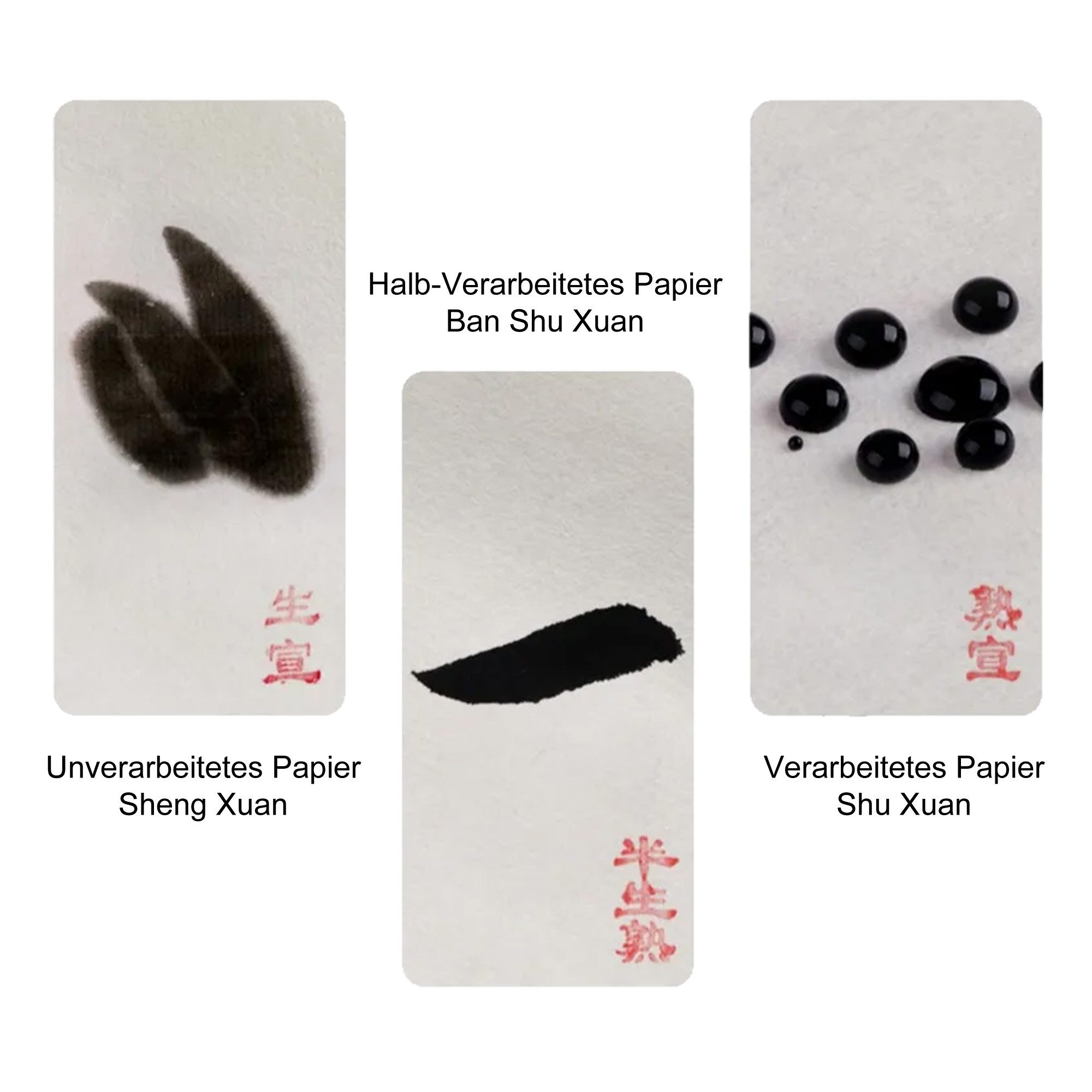 ESENG Zeichenpapier Xuan Papier, chinesisches Künstlerpapier für Kalligraphie & Malerei