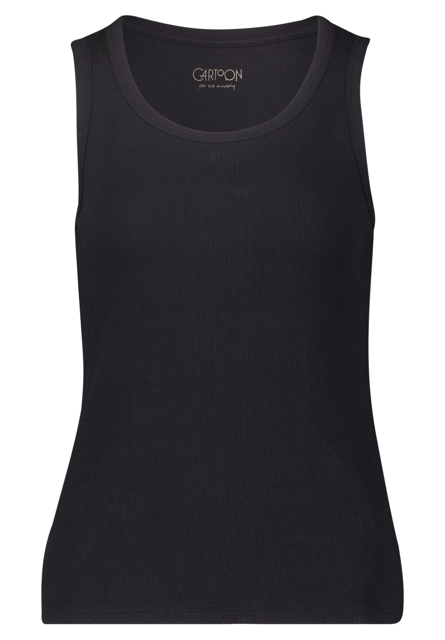 Cartoon T-Shirt Cartoon Basic-Top mit Rundhalsausschnitt (1-tlg) Material