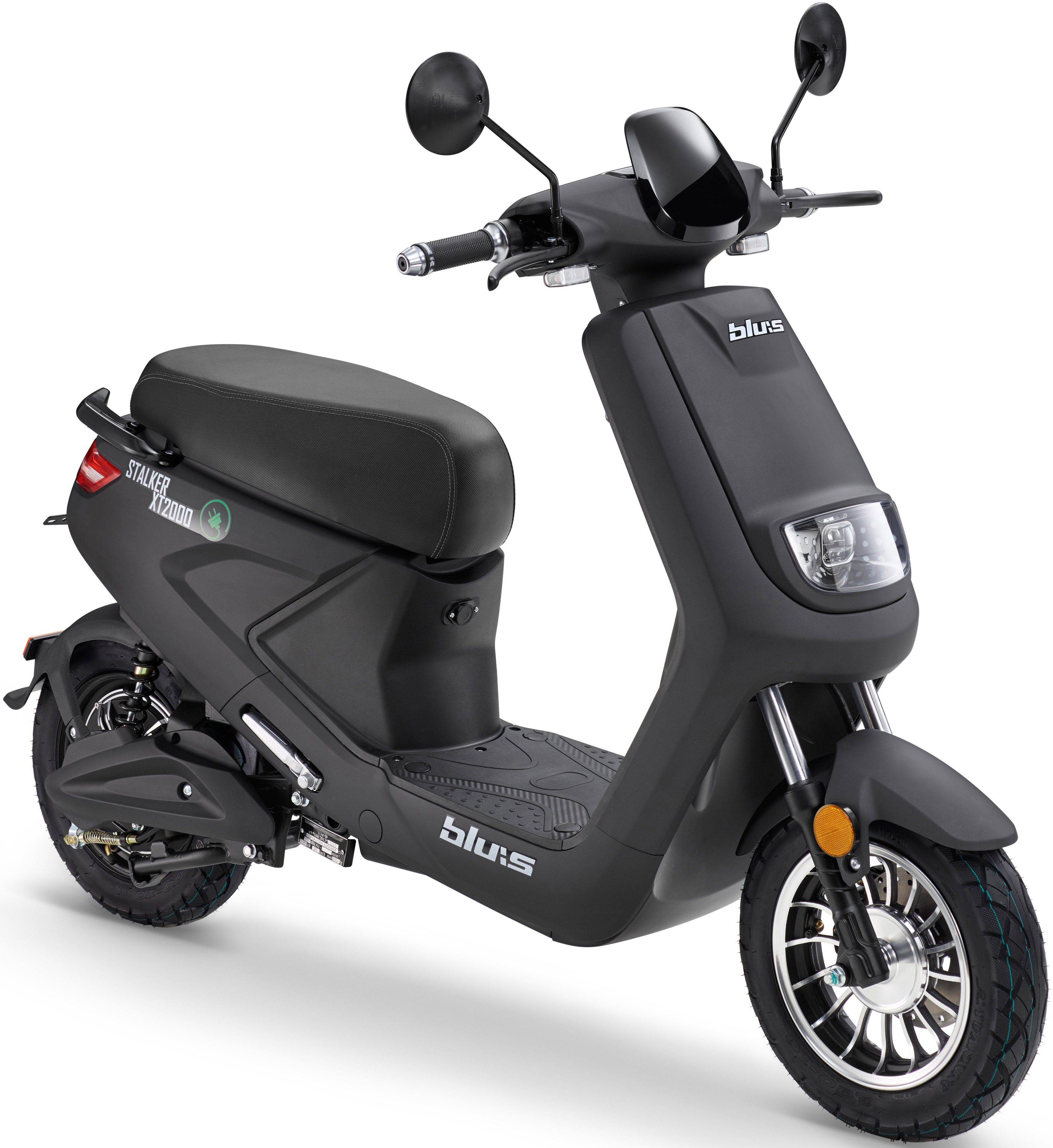 Blu:s E-Mofaroller XT2000, 900 W, 25 km/h, bis zu 59 km Reichweite