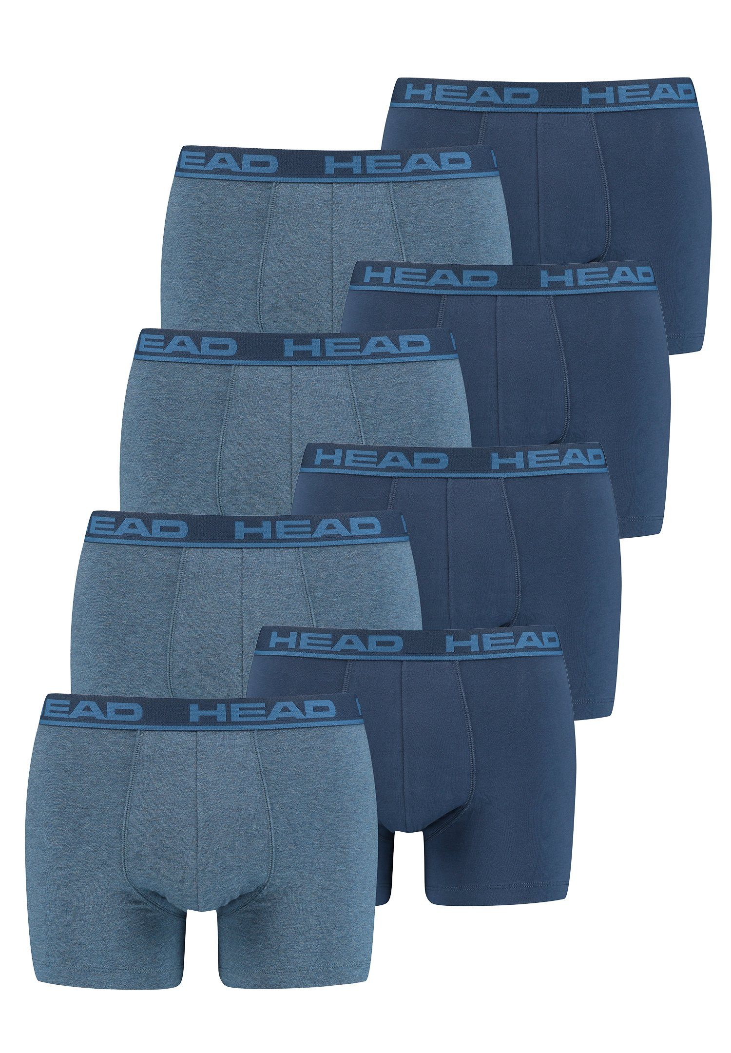 Head Boxershorts Head Basic Boxer 8P (Spar-Set, 8-St., 8er-Pack) 003 - Blue Heaven