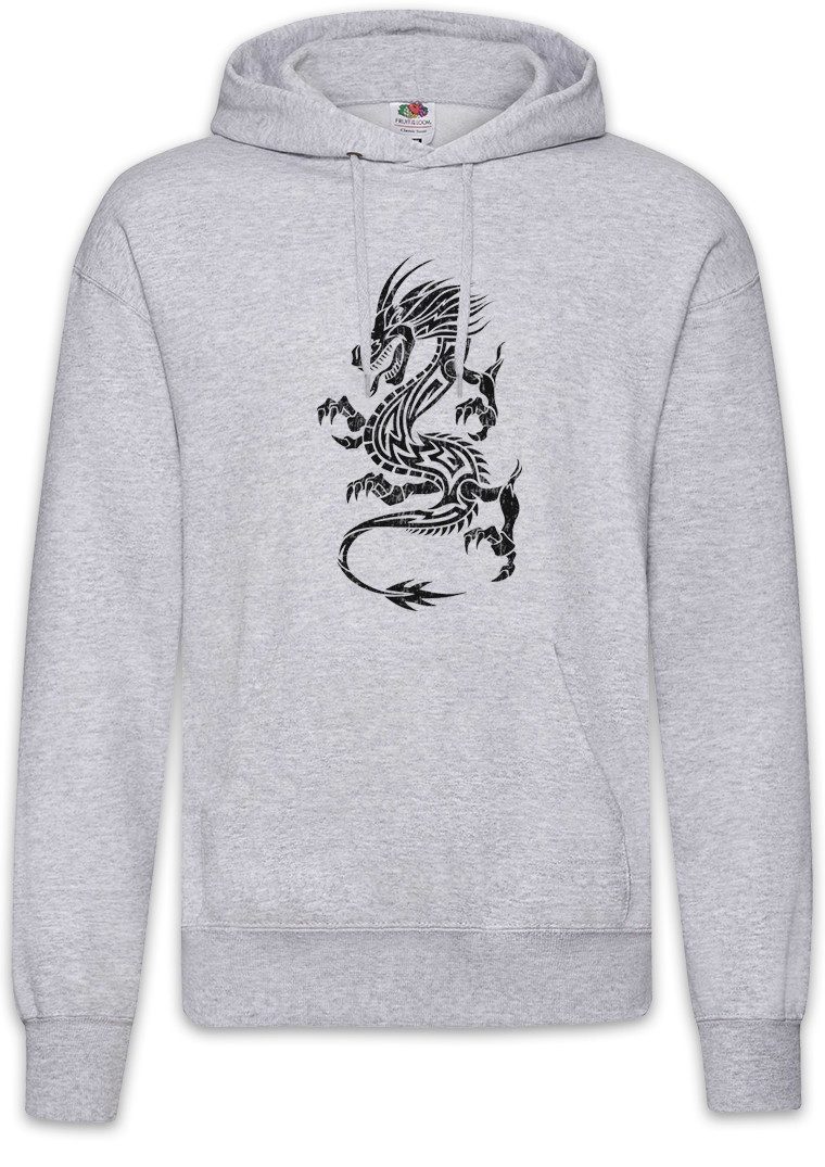 Urban Backwoods Hoodie Tribal Chinese Dragon I Herren Hoodie Drache Drachen China Maske Mask (1-tlg) Asia Asien Asian Chinesischer