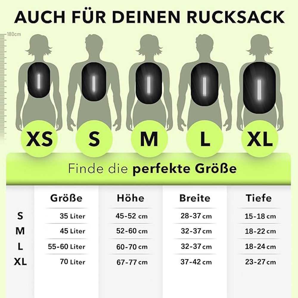 Coonoor Rucksack-Regenschutz Regenschutz für Rucksäcke mit Reflexstreifen ( günstig online kaufen