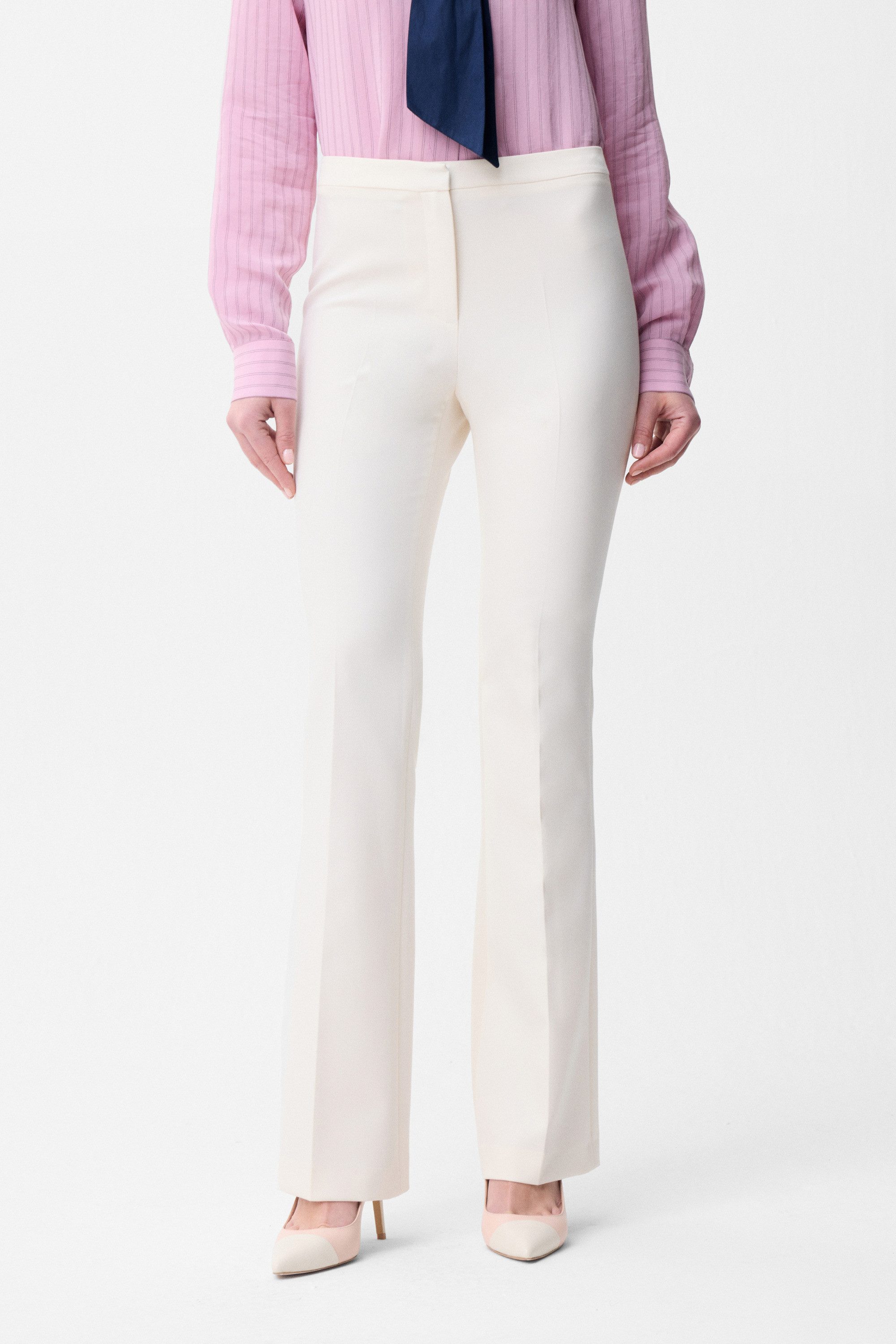 adL Anzughose Slim-Fit-Hose mit hohem Bund