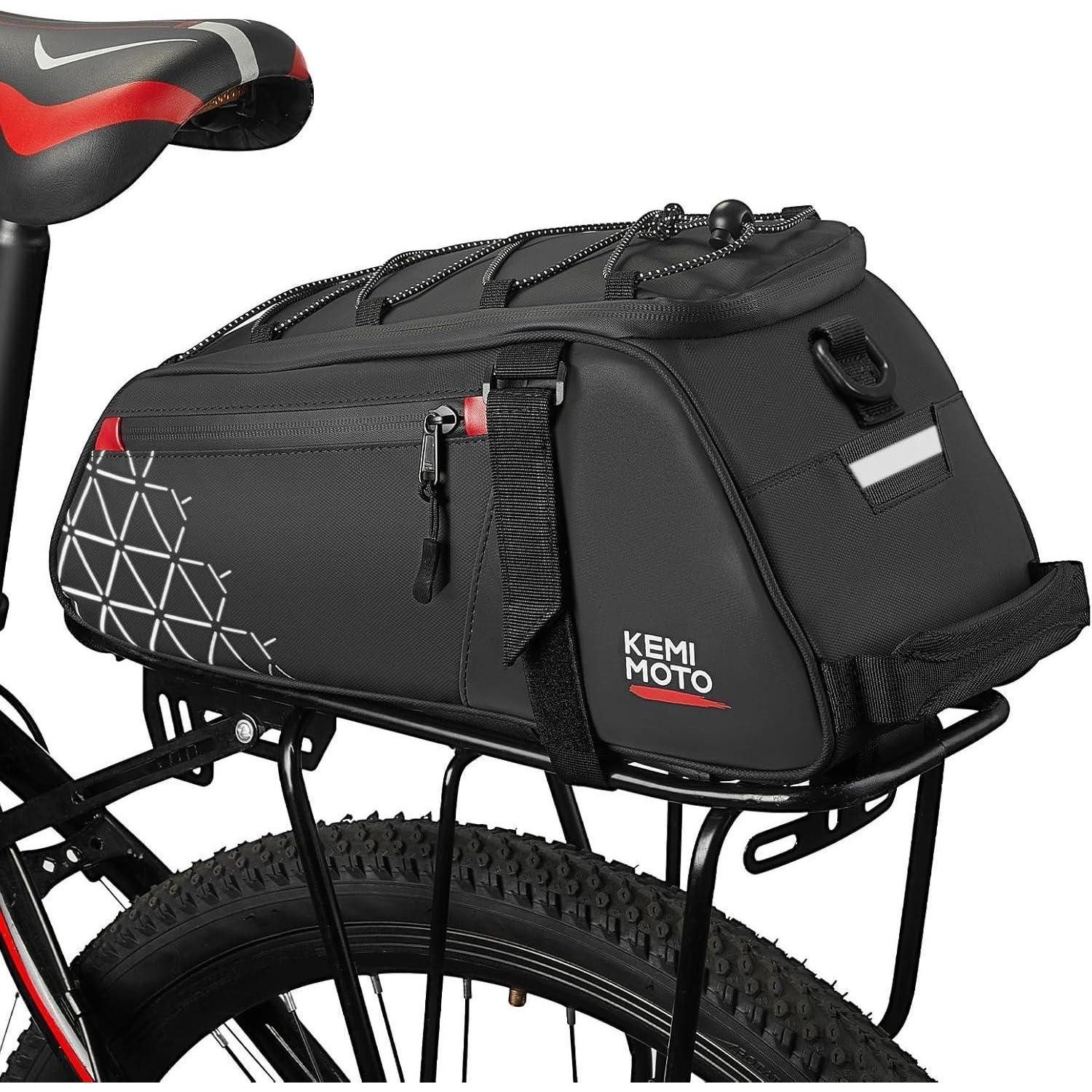 Gepäckträgertasche 2in1 Gepäckträgertasche 8L wasserdicht Fahrradtaschen Gepäckträger