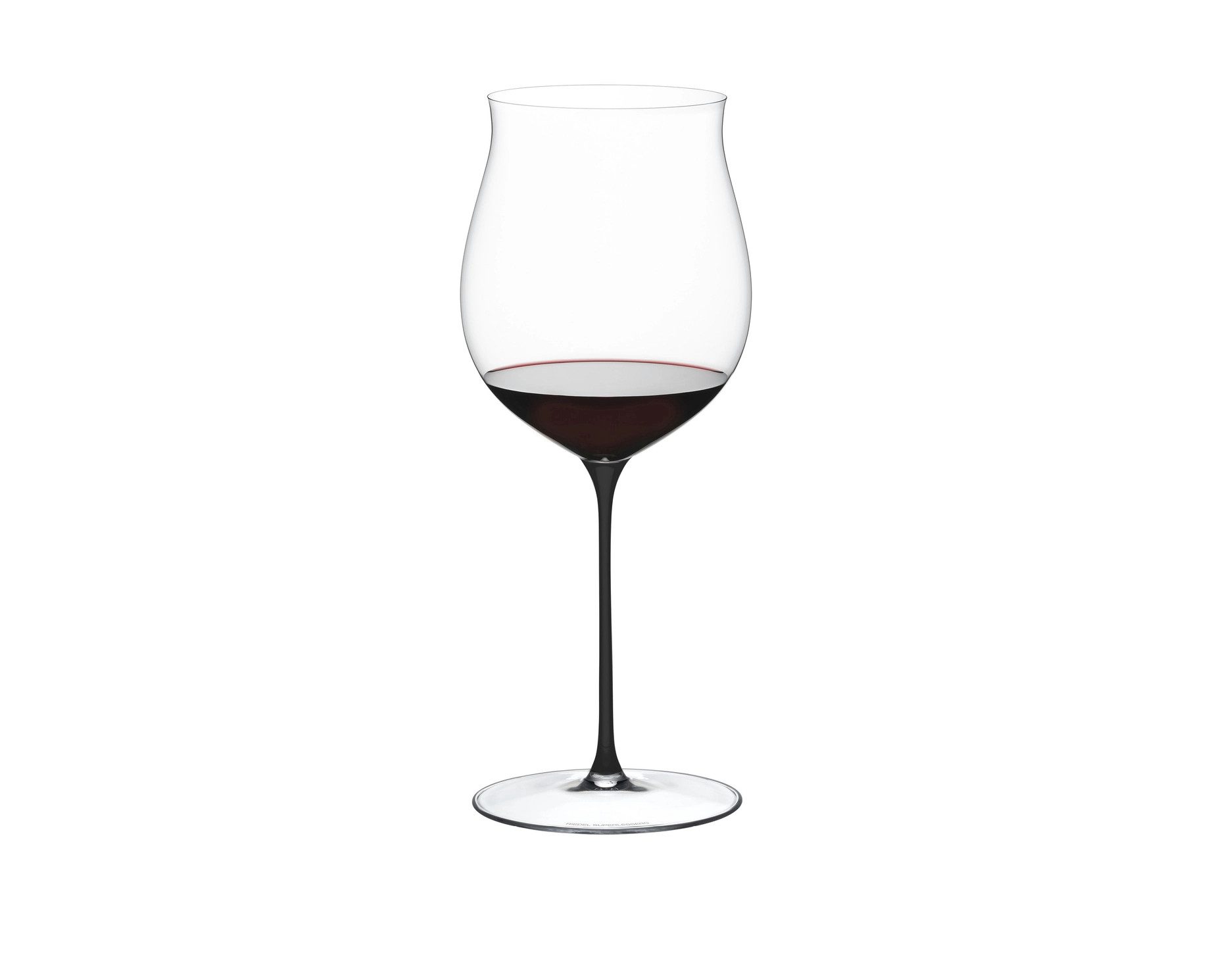RIEDEL THE WINE GLASS COMPANY Rotweinglas Riedel Superleggero Rotweinglas Burgunder Grand Cru Schwarz, Kristallglas