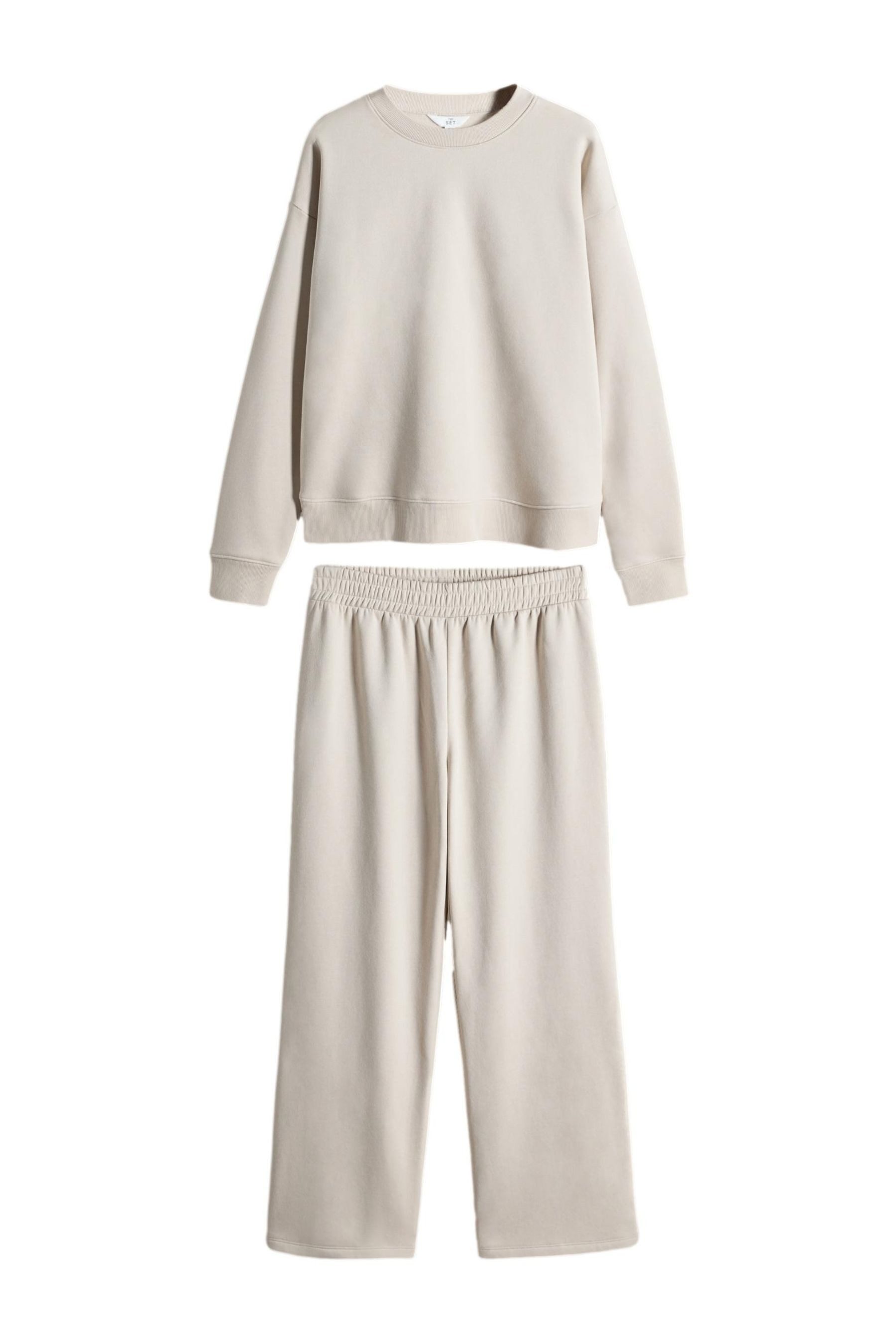 The Set Sweatanzug The Set Sweatshirt und Jogginghose, 2er-Pack (2-tlg)