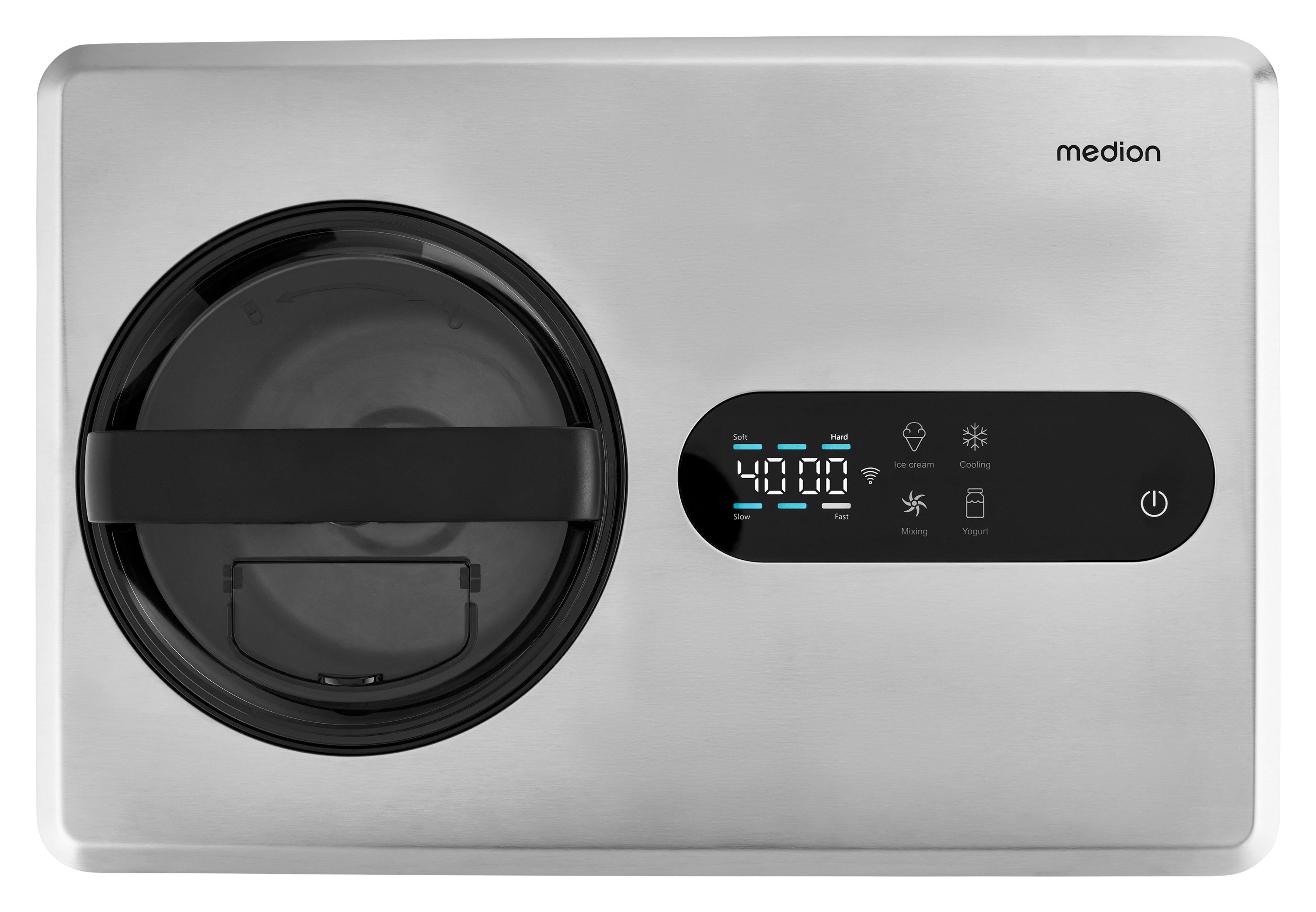 Eismaschine MD 12170, 2 L Kapazität, integrierter Kompressor, Smartphonesteuerung