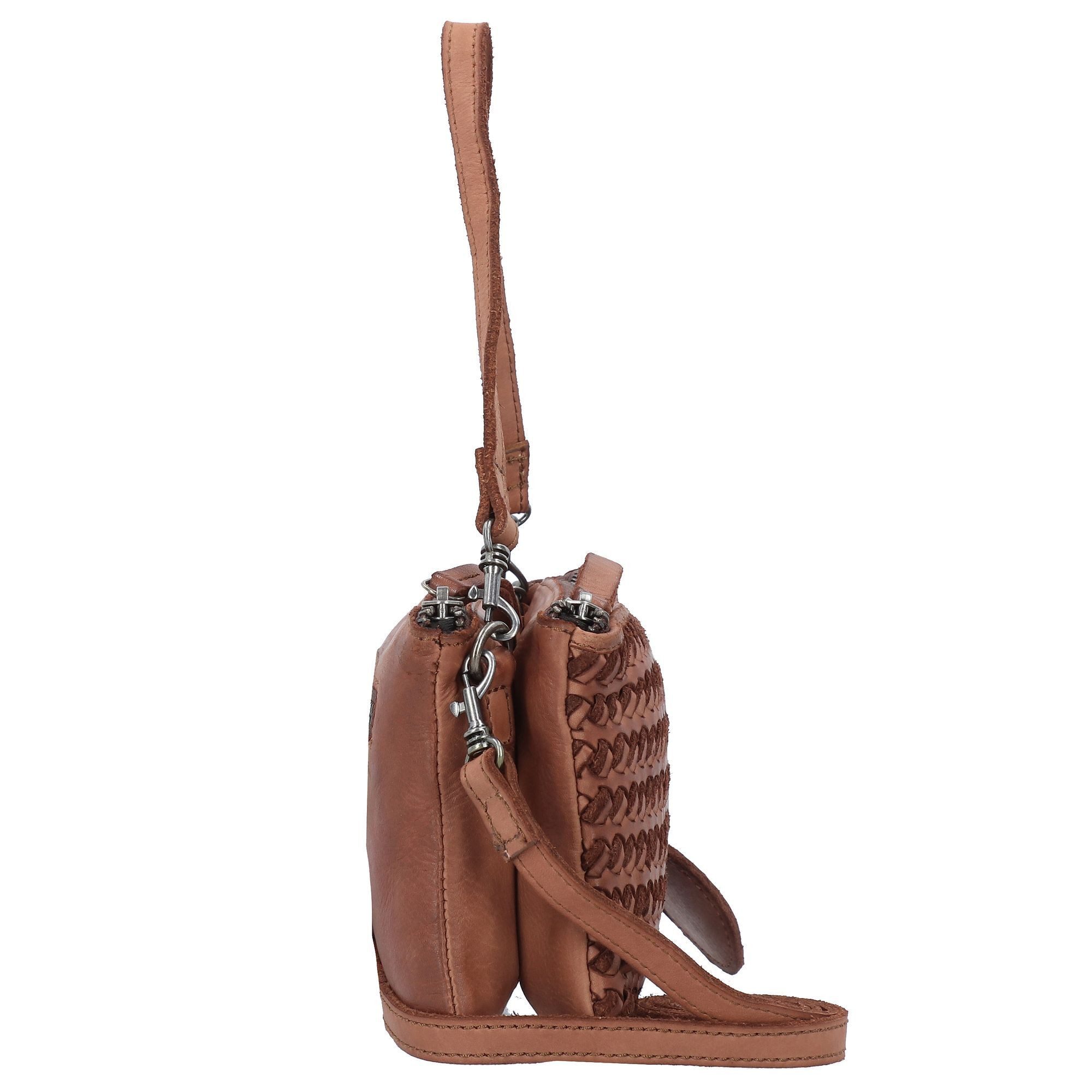 HARBOUR 2nd Schultertasche Soft Weaving, Leder