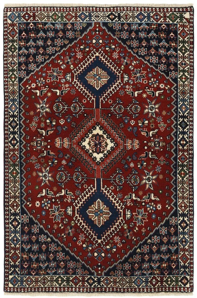 Orientteppich Perserteppich, 99x145 12 mm rechteckig, Höhe: Yalameh Trading, Nain / Handgeknüpfter Orientteppich