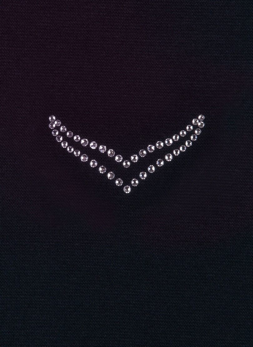 Trigema Tanktop TRIGEMA Trägershirt mit Kristallsteinen (1-tlg)