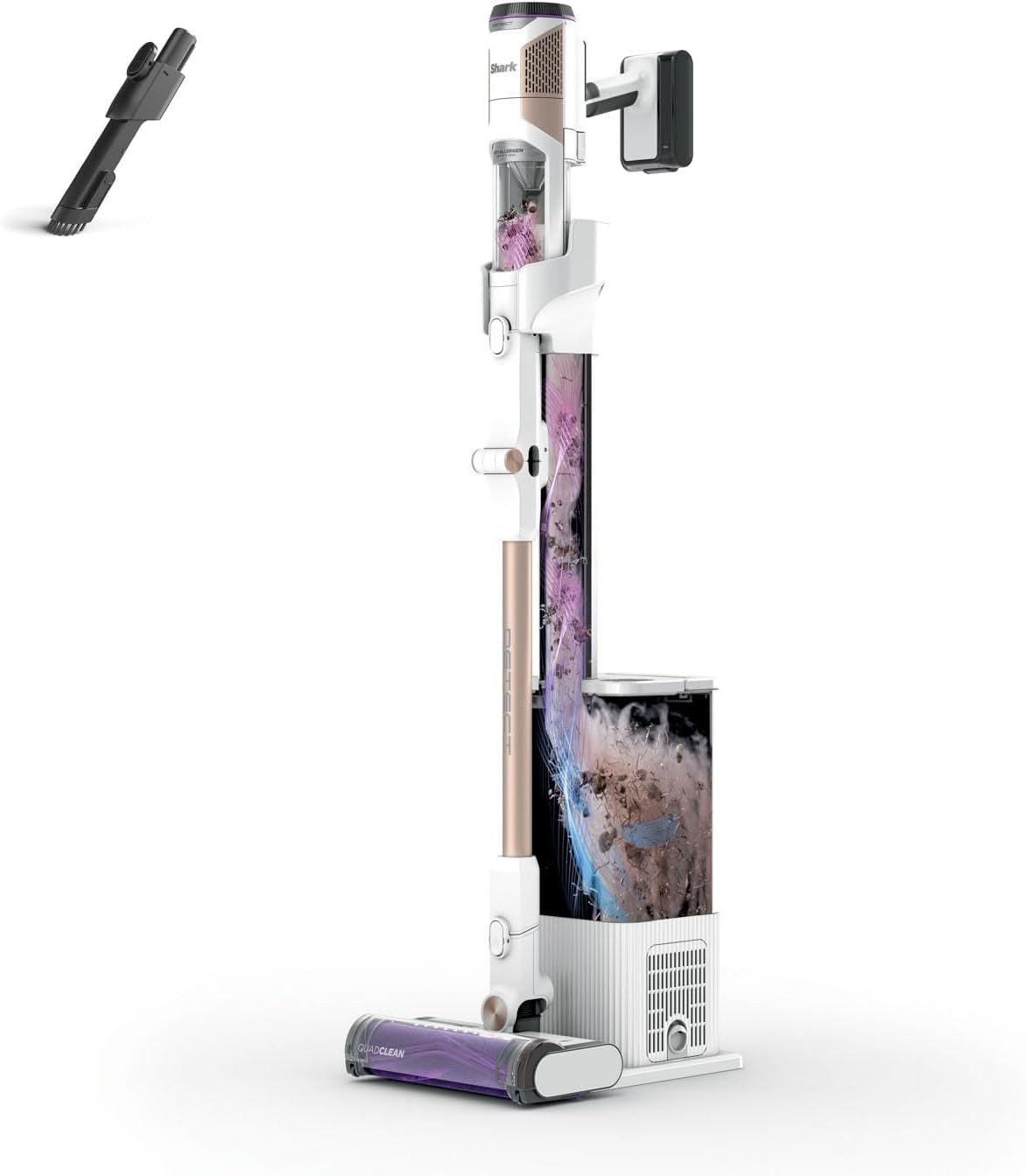 Shark Akku-Hand-und Stielstaubsauger IW3612EXEU, Akku Staubsauger mit kraftvollem Motor