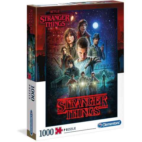 Clementoni® Puzzle Special Series - Stranger Things, 1000 Puzzleteile, Made in Europe