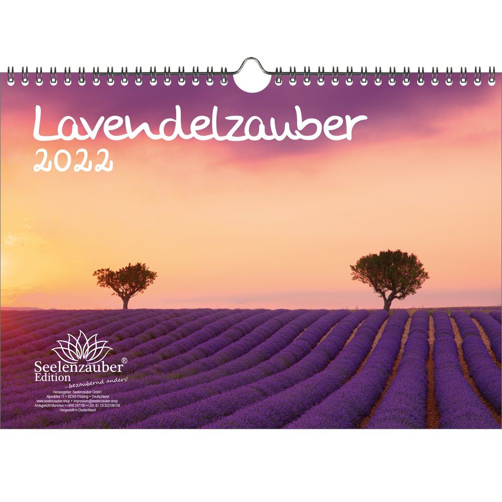 Sonnenzauber DIN A4 Kalender für 2022 Sonne und Licht Seelenzauber
