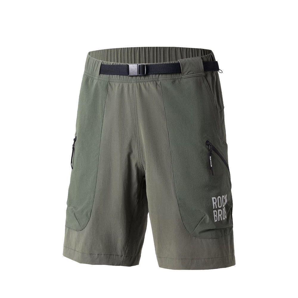 ROCKBROS Funktionsshorts Radshorts Funktionsshorts (Spar-Set, 1-tlg., Gr. L, atmungsaktiv) atmungsaktiv, dehnbar, YKK-Taschen, Guertel