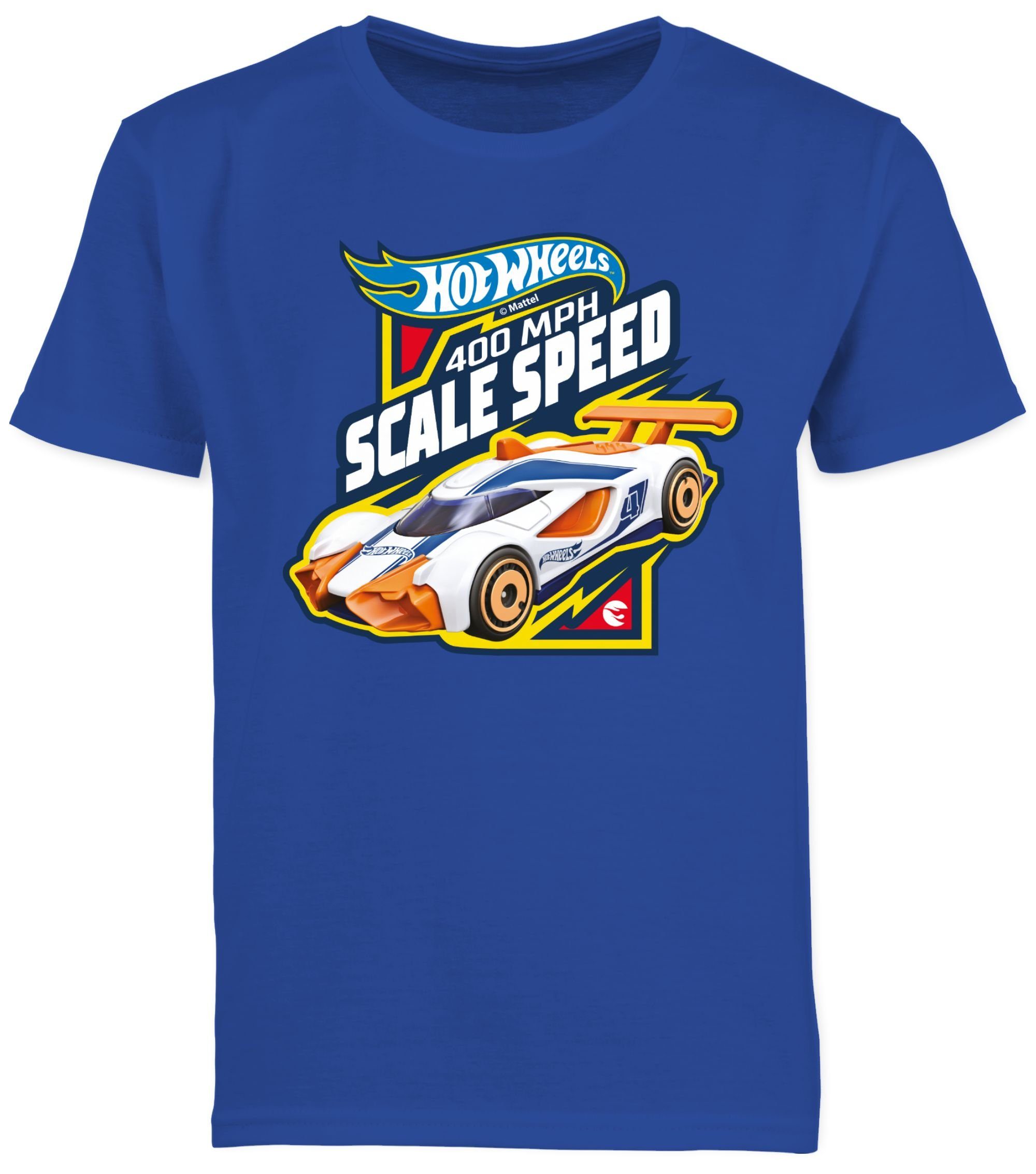 Hot Scale Royalblau T-Shirt Speed Jungen Wheels Shirtracer 03 400MPH