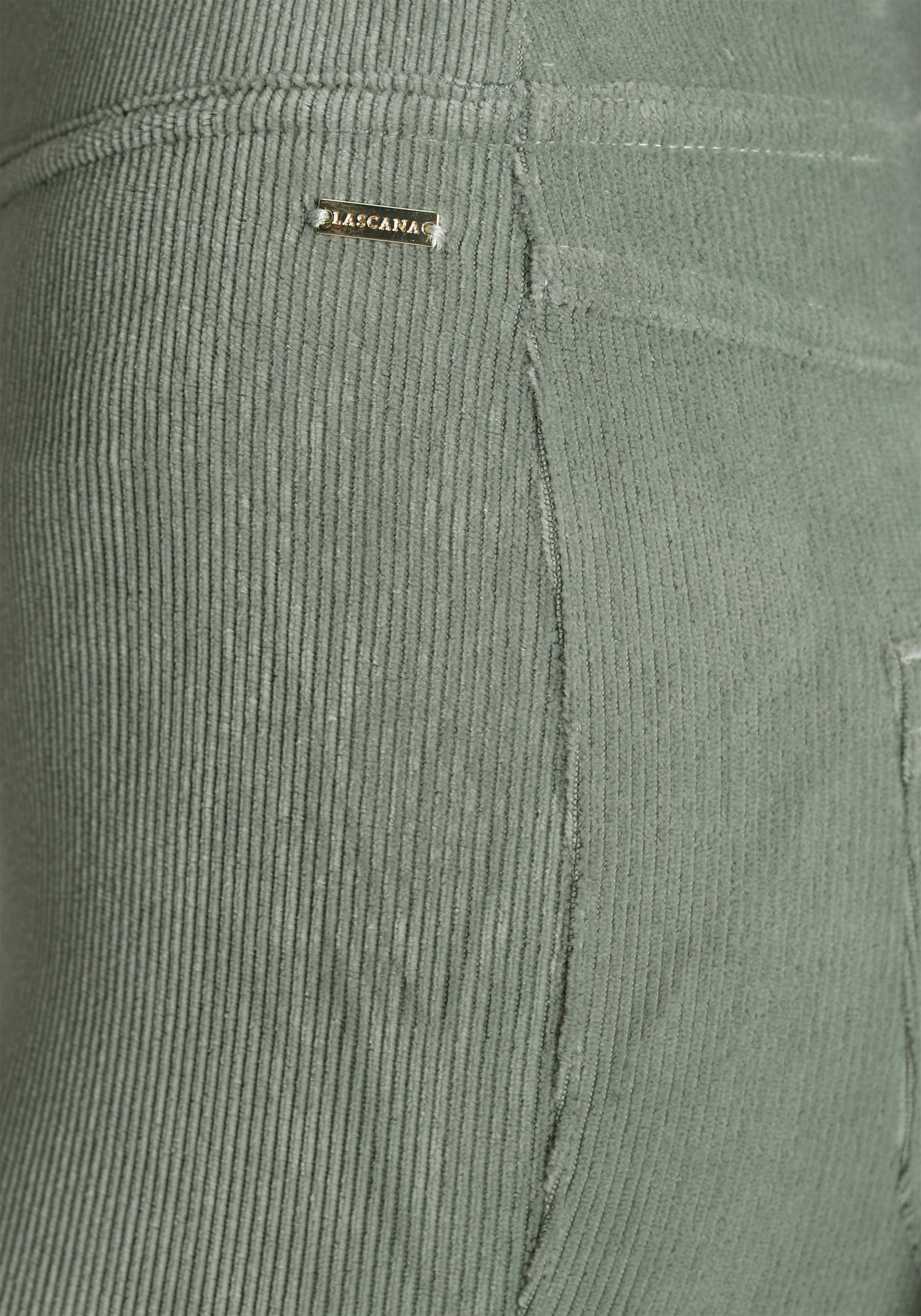 Material in Jazzpants mint aus Cord-Optik, Loungewear LASCANA weichem grün