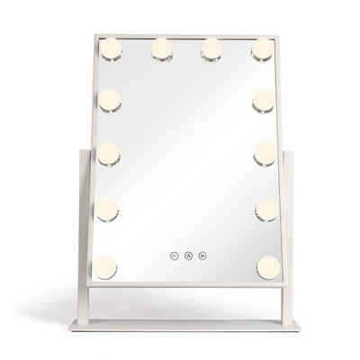 LIVOO Schminkspiegel LIVOO Hollywood-Schminkspiegel beleuchteter Spiegel LED Touch DOS182
