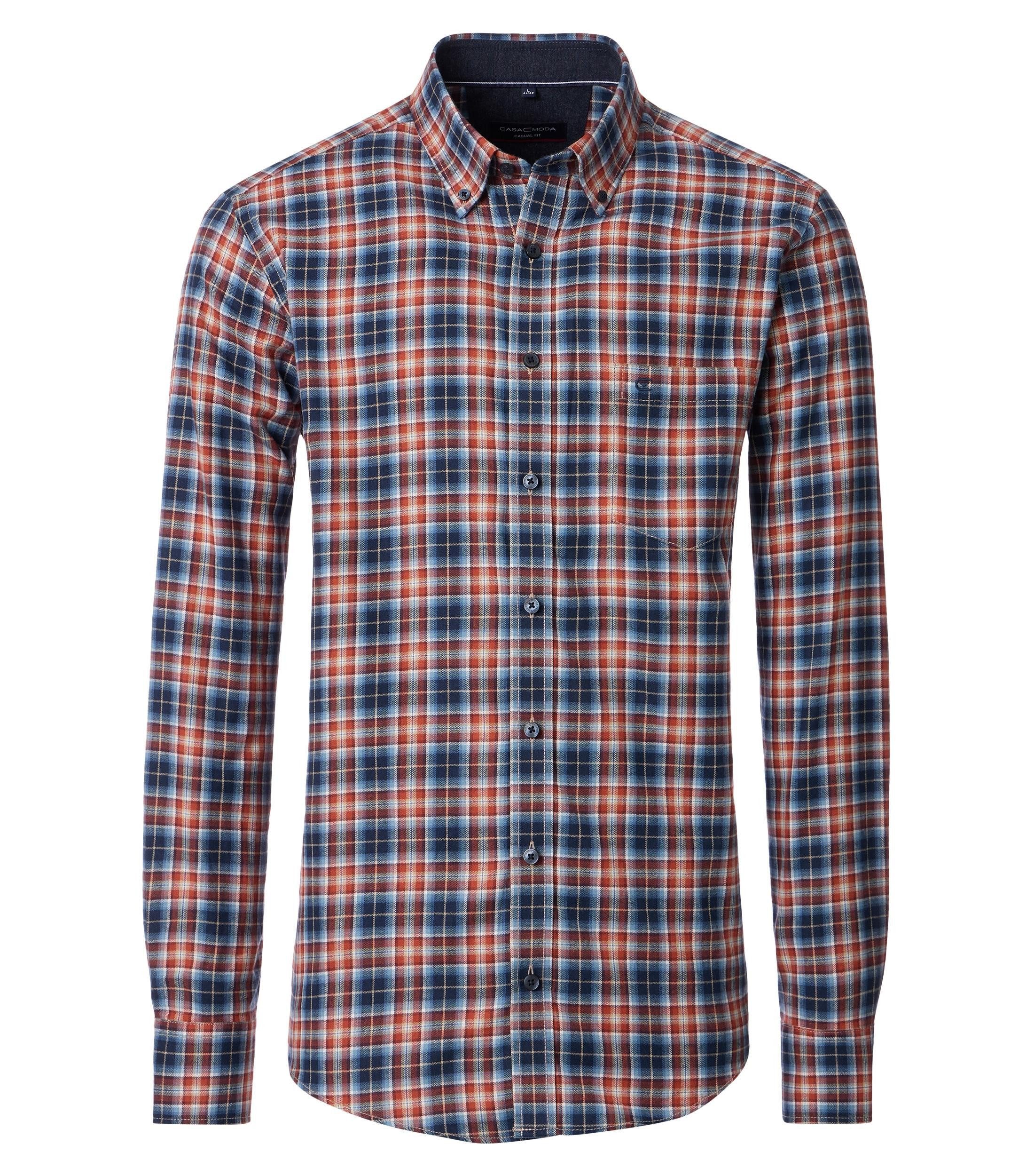CASAMODA Langarmhemd CASAMODA Freizeithemd kariert günstig online kaufen